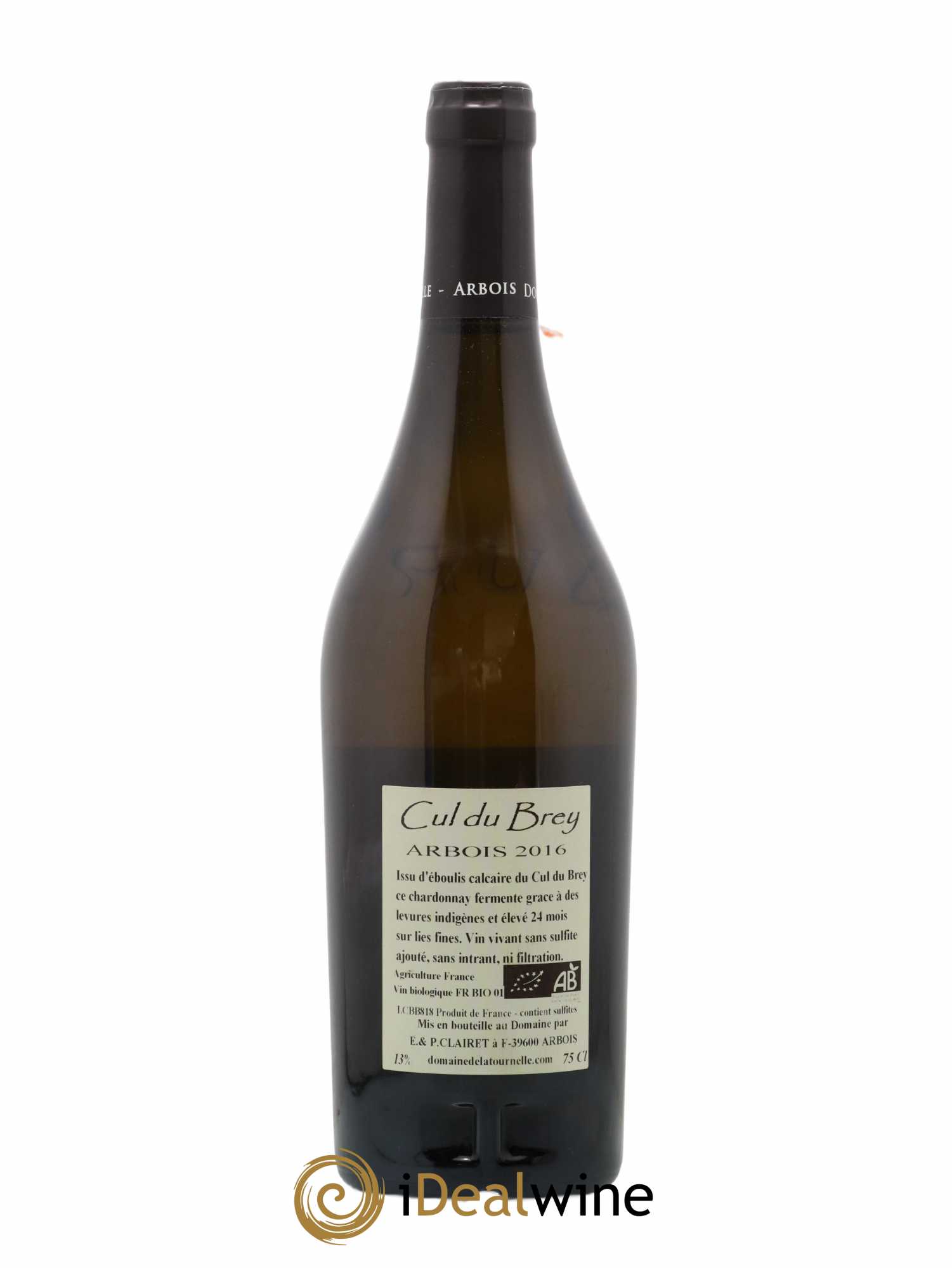 Arbois Cul Du Brey Domaine De La Tournelle 2016 - Lot de 1 bouteille - 1