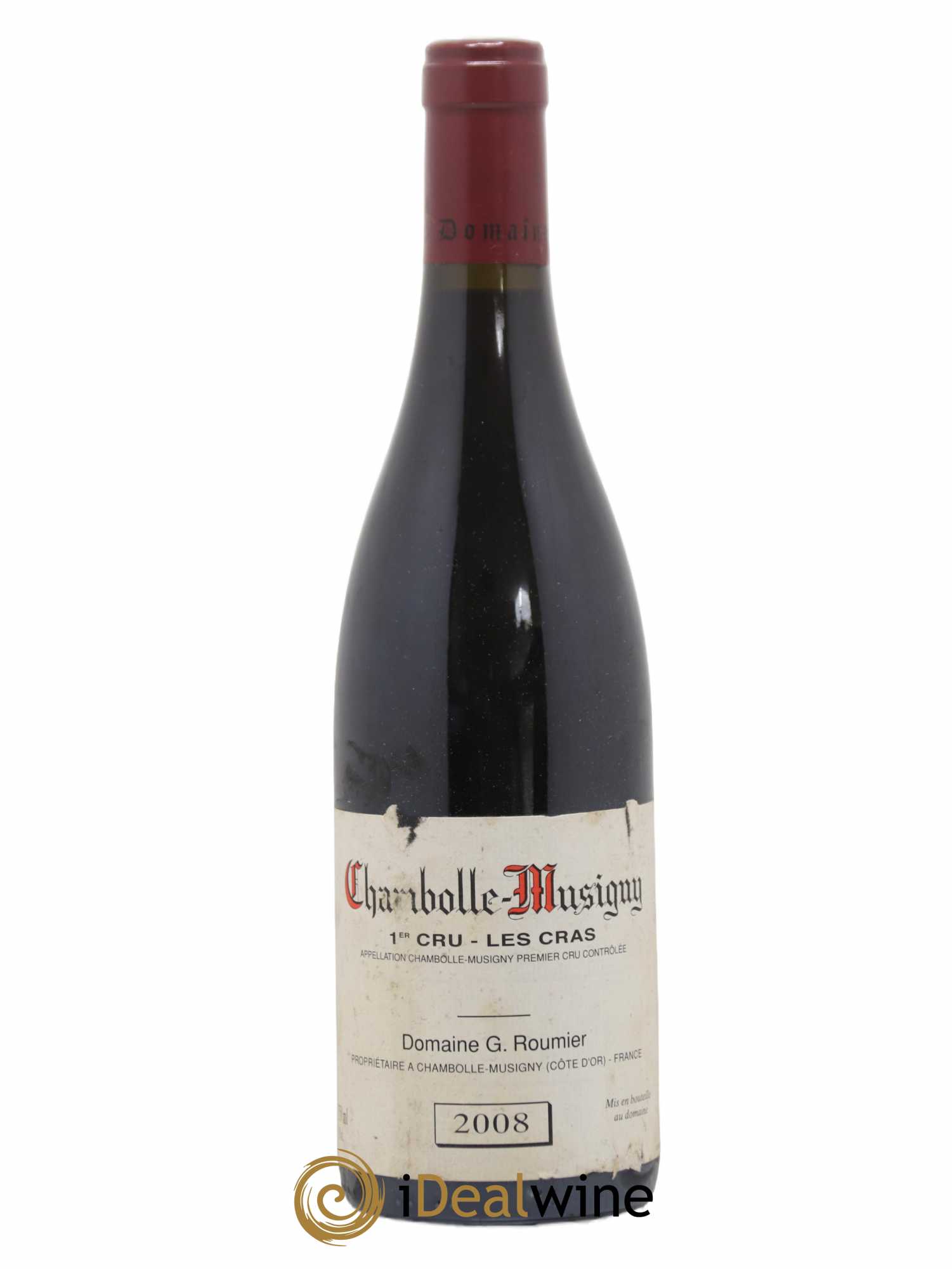 Chambolle-Musigny 1er Cru Les Cras Georges Roumier (Domaine) 2008 - Lot de 1 bouteille - 0