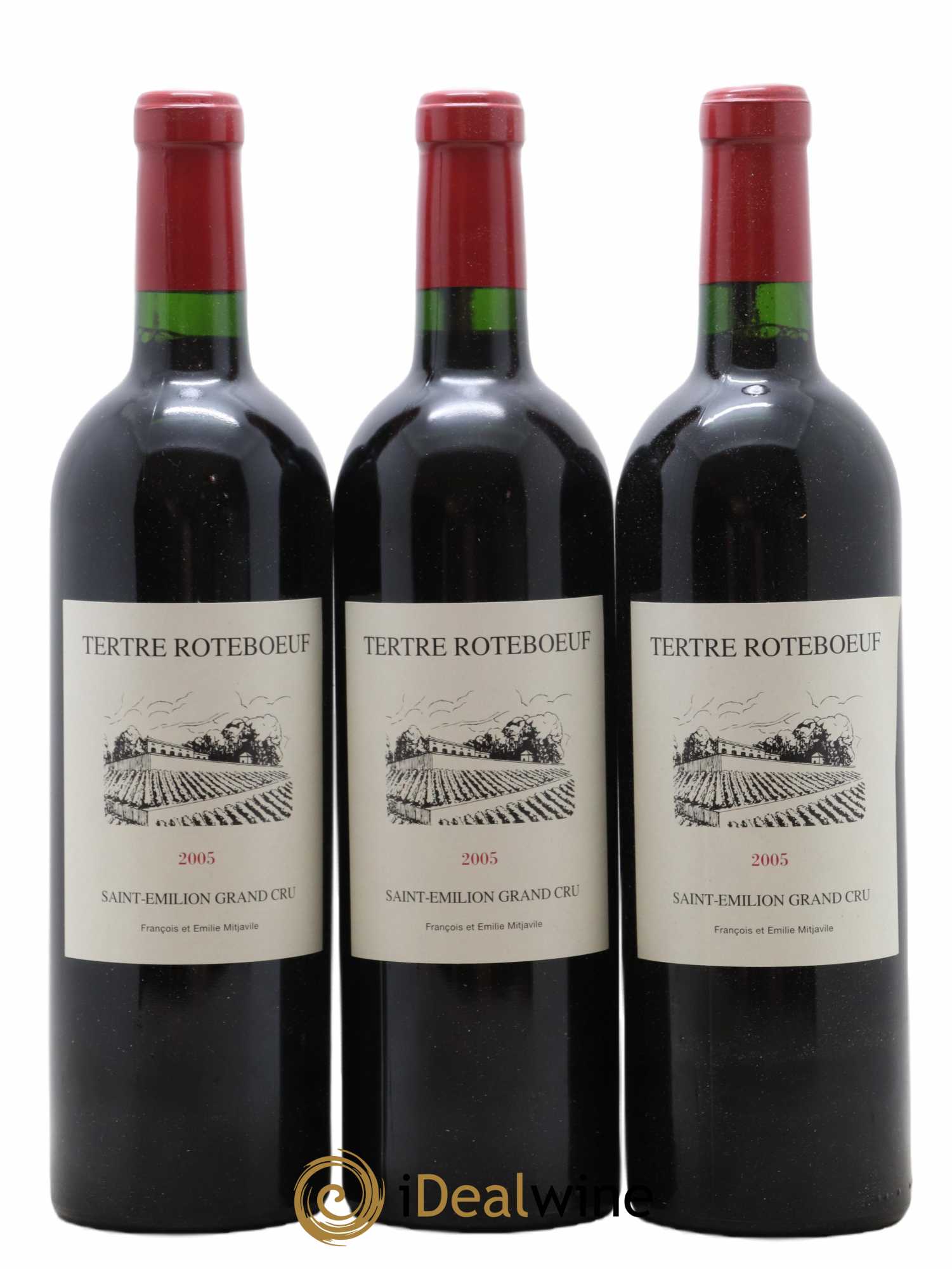 Château Tertre Roteboeuf 2005 - Lot de 6 bouteilles - 1