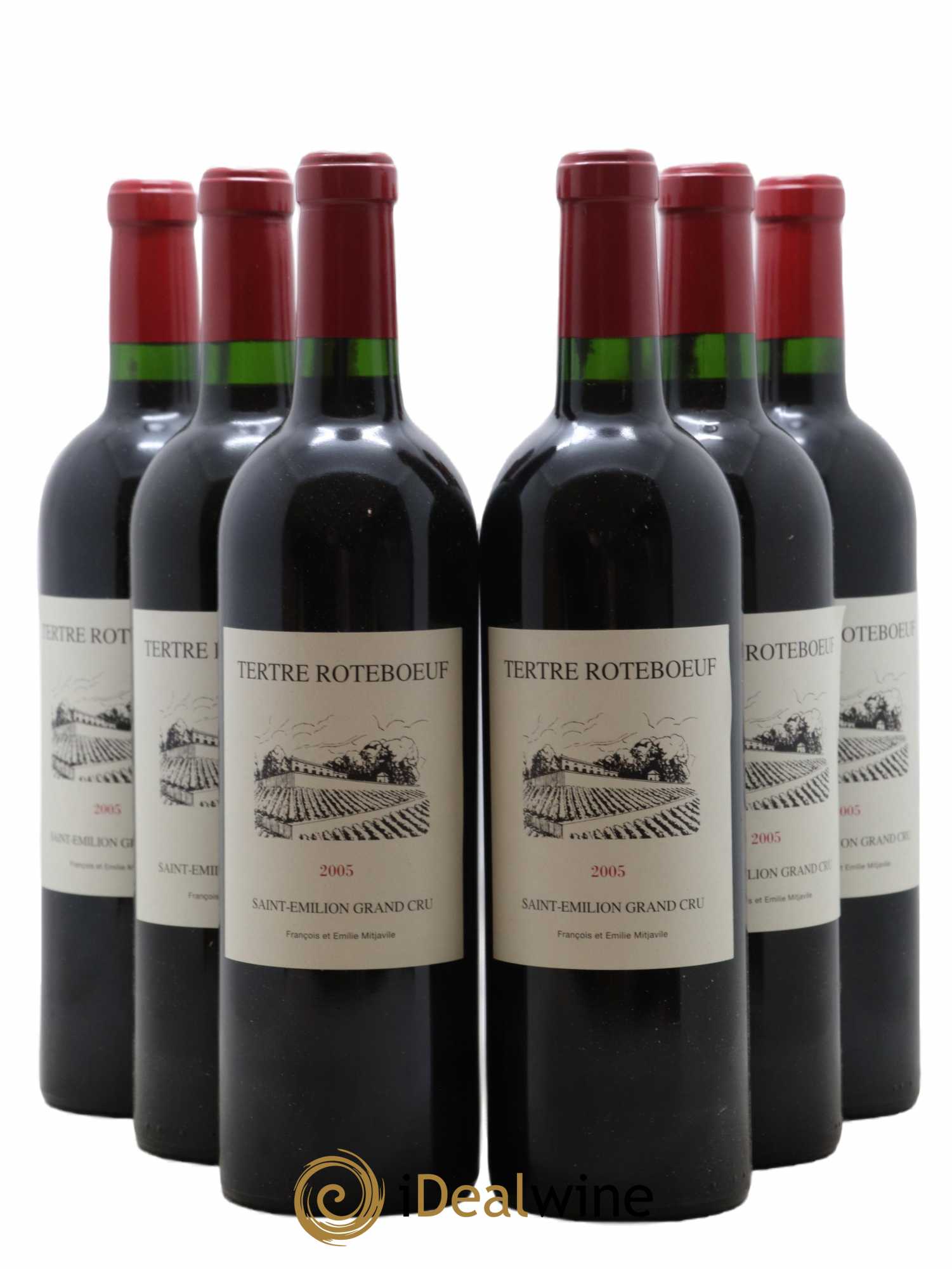 Château Tertre Roteboeuf 2005 - Lot de 6 bouteilles - 0