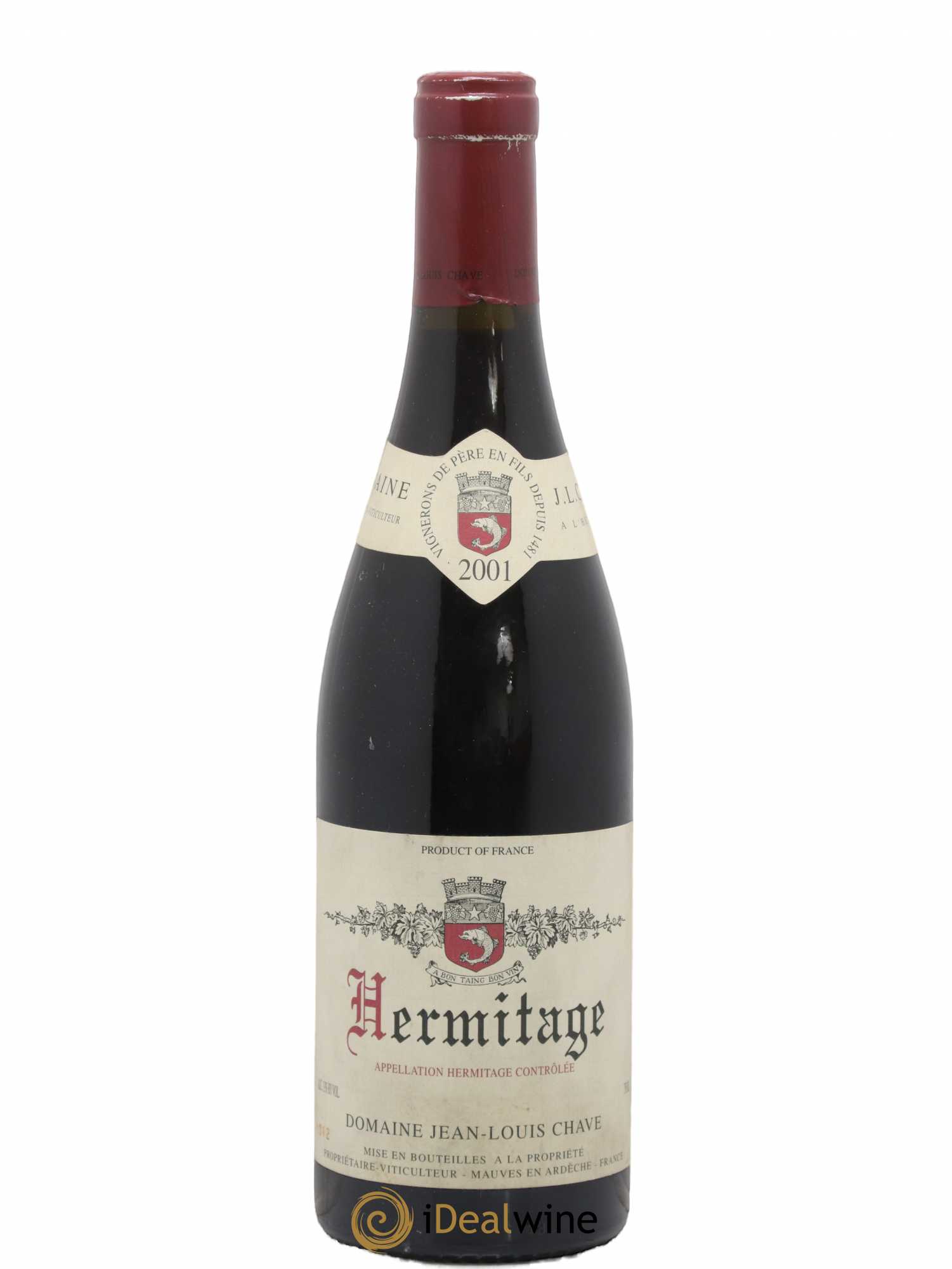 Hermitage Jean-Louis Chave 2001 - Lot de 1 bouteille - 0