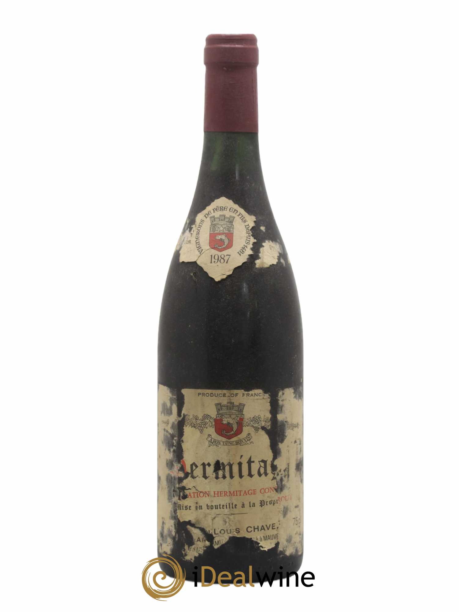 Hermitage Jean-Louis Chave 1987 - Lot de 1 bouteille - 0