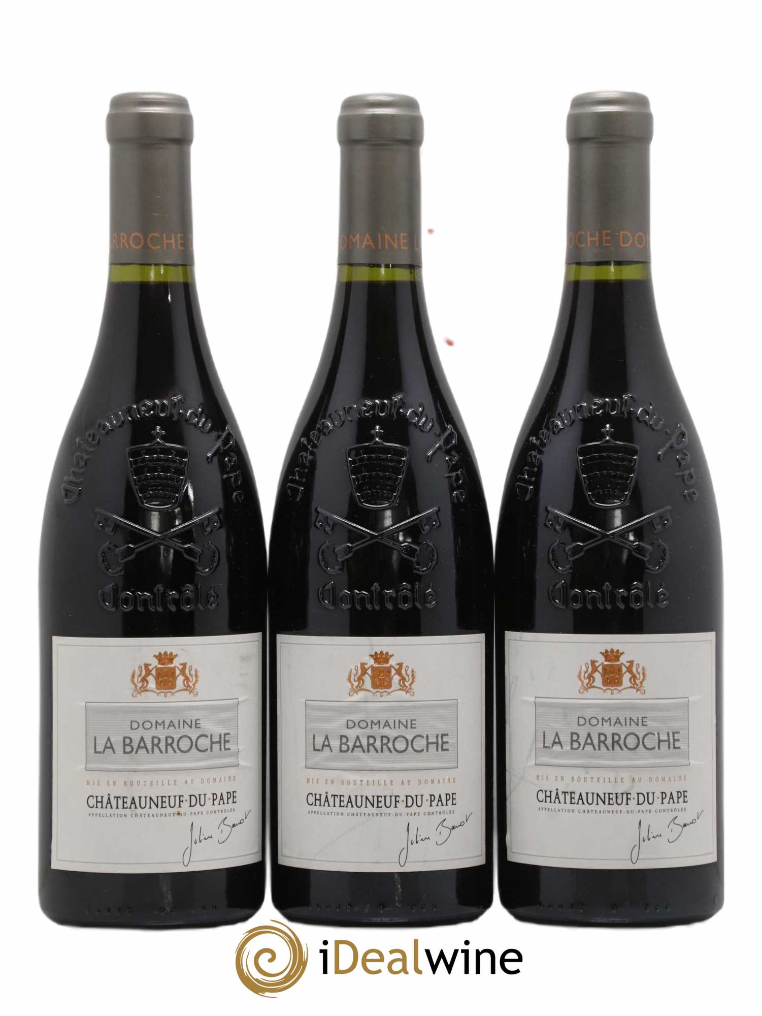 Châteauneuf-du-Pape La Barroche (Domaine de) Signature Julien Barrot 2009 - Lot de 3 bouteilles - 0