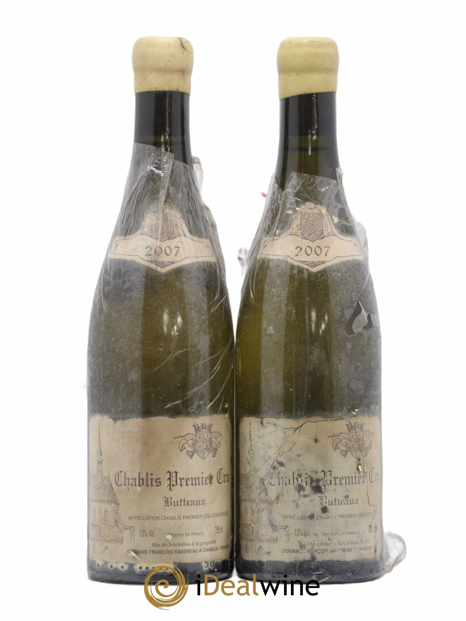 Chablis 1er Cru Butteaux Raveneau (Domaine) 2007 - Lot de 2 bouteilles - 0