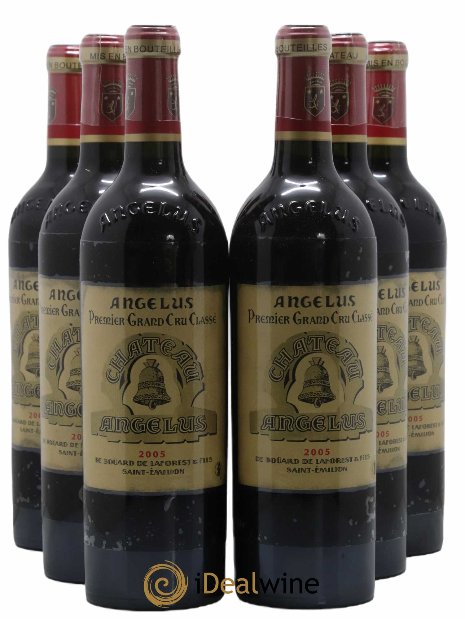 Château Angélus 1er Grand Cru Classé A 2005 - Lot de 6 bouteilles - 0