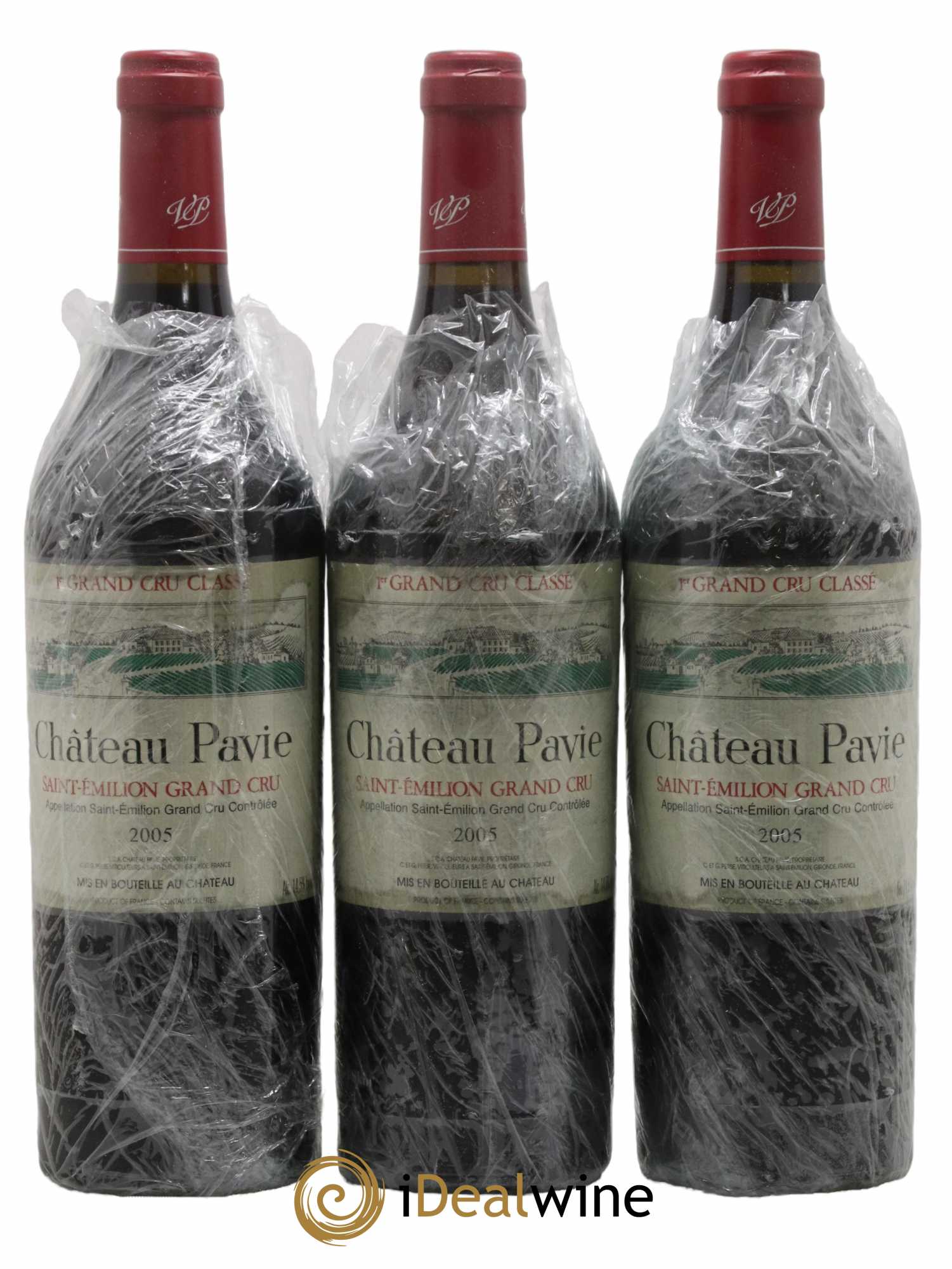Château Pavie 1er Grand Cru Classé A 2005 - Lot de 6 bouteilles - 1