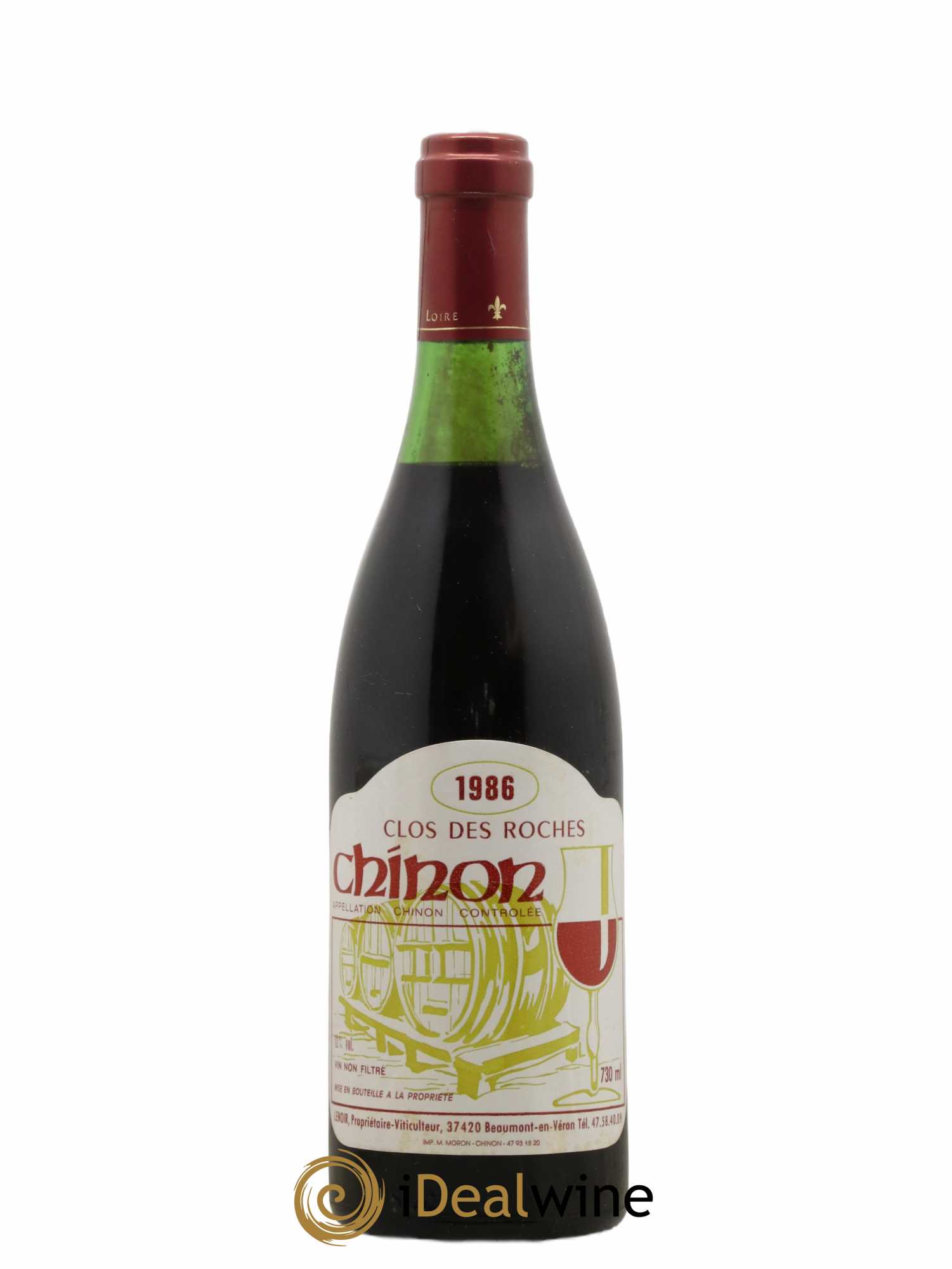Chinon Les Roches Lenoir (Domaine) 1986 - Lot de 1 bouteille - 0