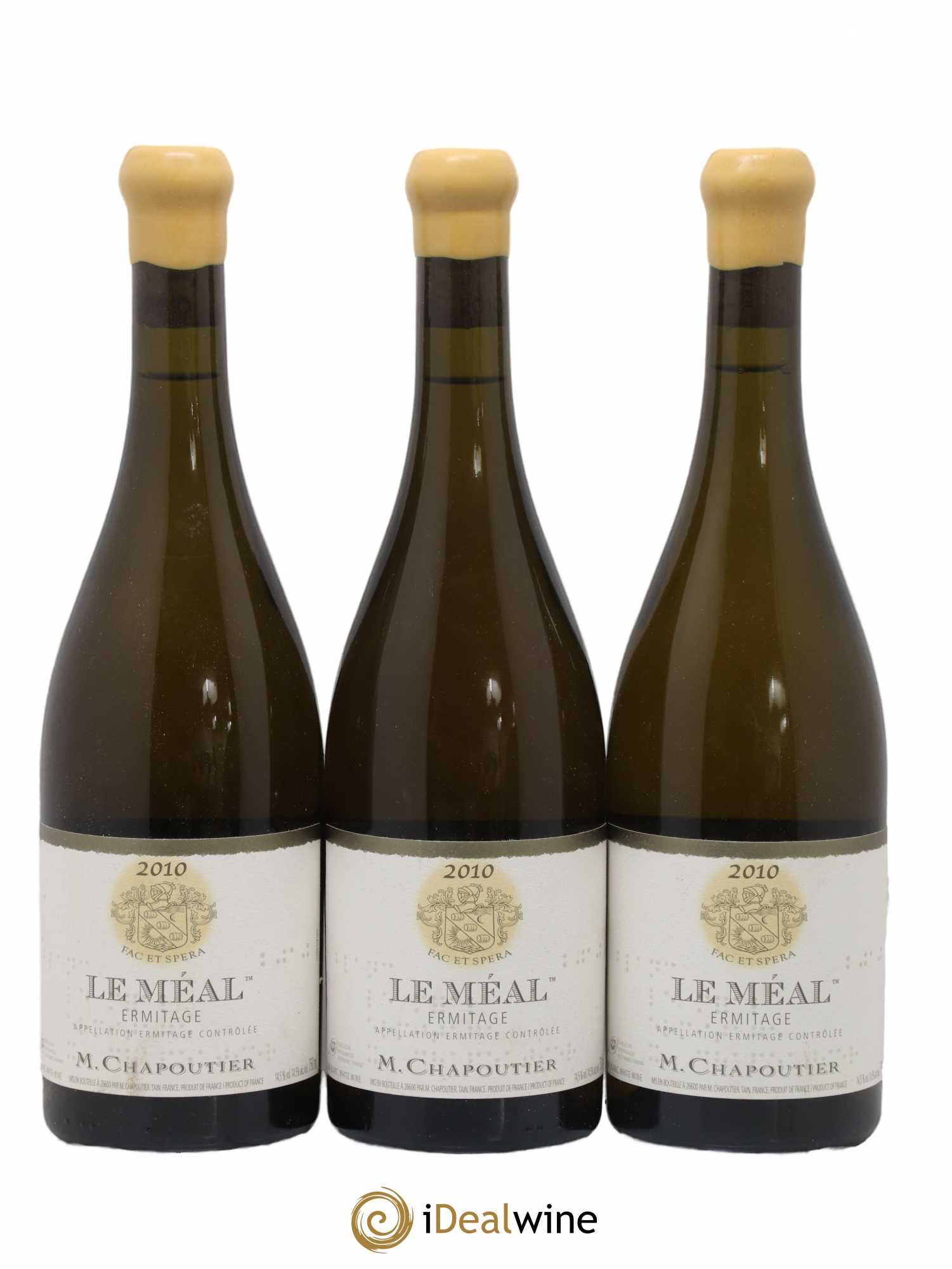 Hermitage Ermitage Le Méal Chapoutier 2010 - Lot de 3 bouteilles - 0