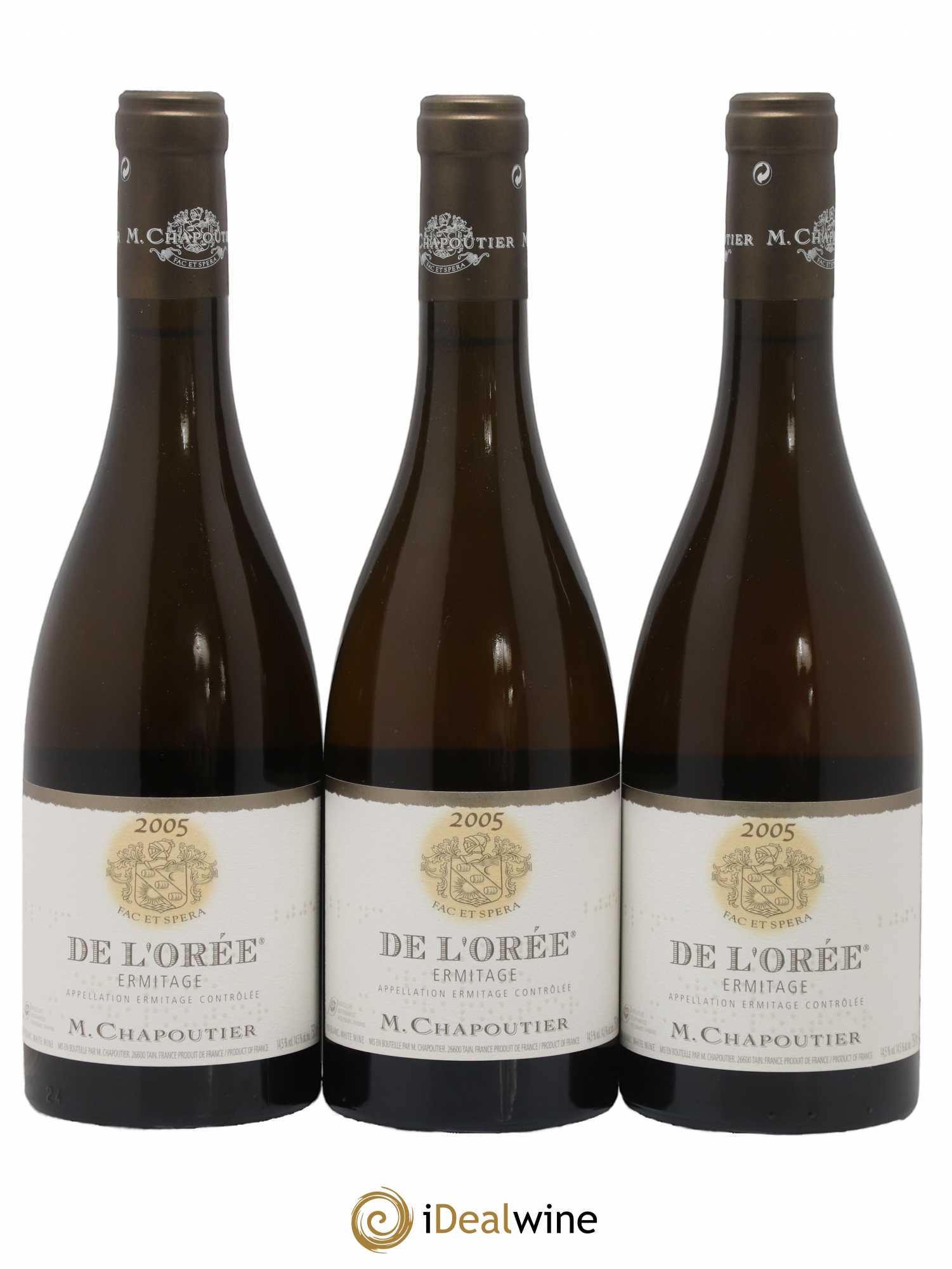 Hermitage Ermitage de l'Orée Chapoutier 2005 - Lot de 3 bouteilles - 0