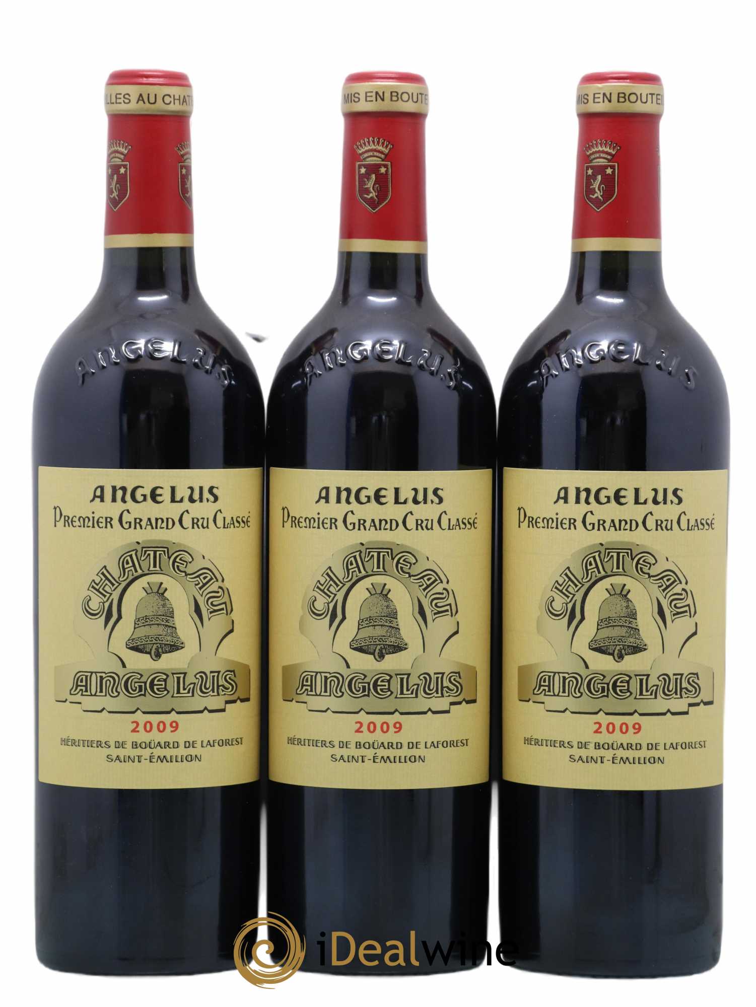 Château Angélus 1er Grand Cru Classé A 2009 - Lot de 3 bouteilles - 0