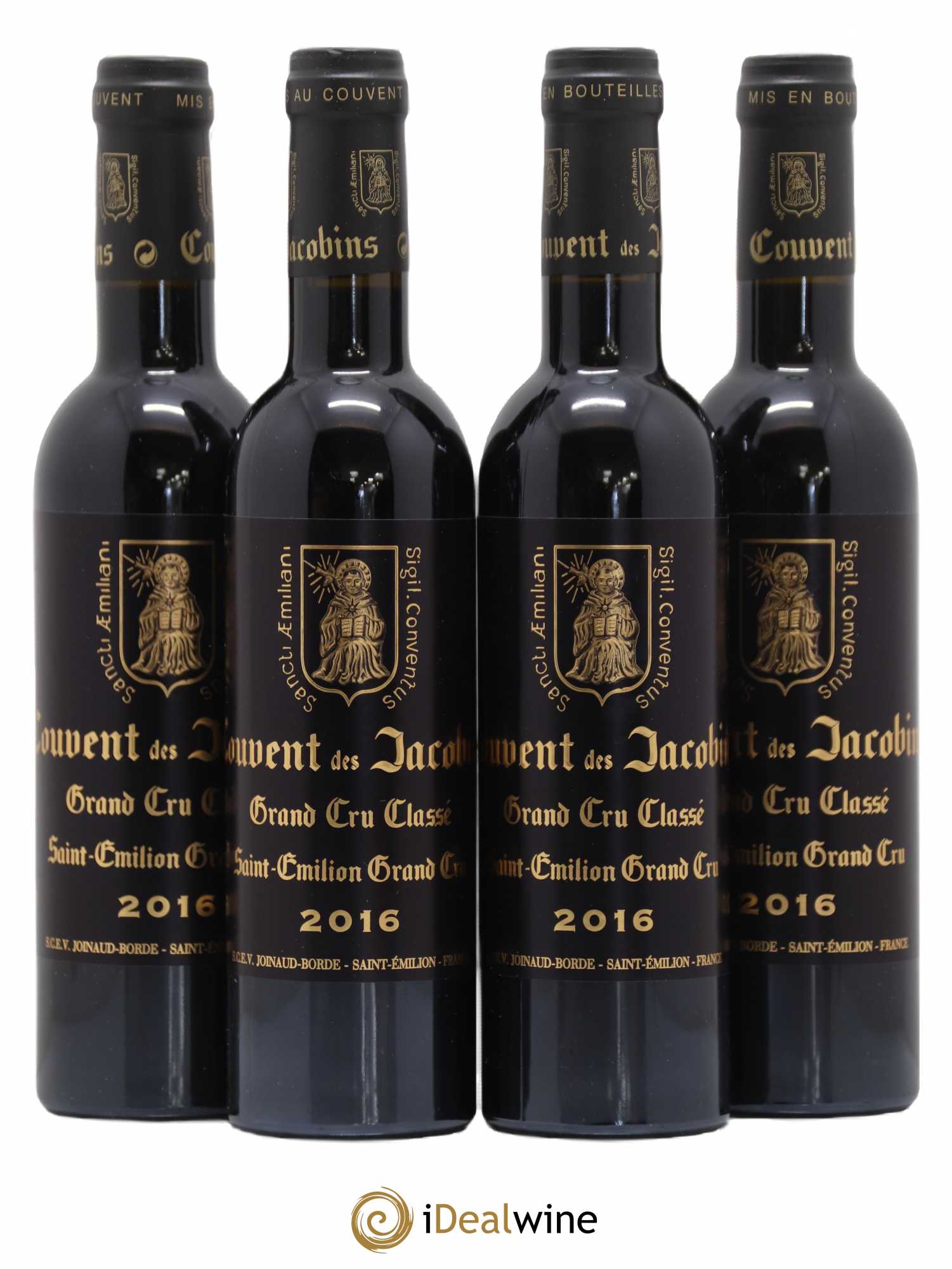 Château Couvent des Jacobins Grand Cru Classé 2016 - Lot de 4 demi bouteilles - 0