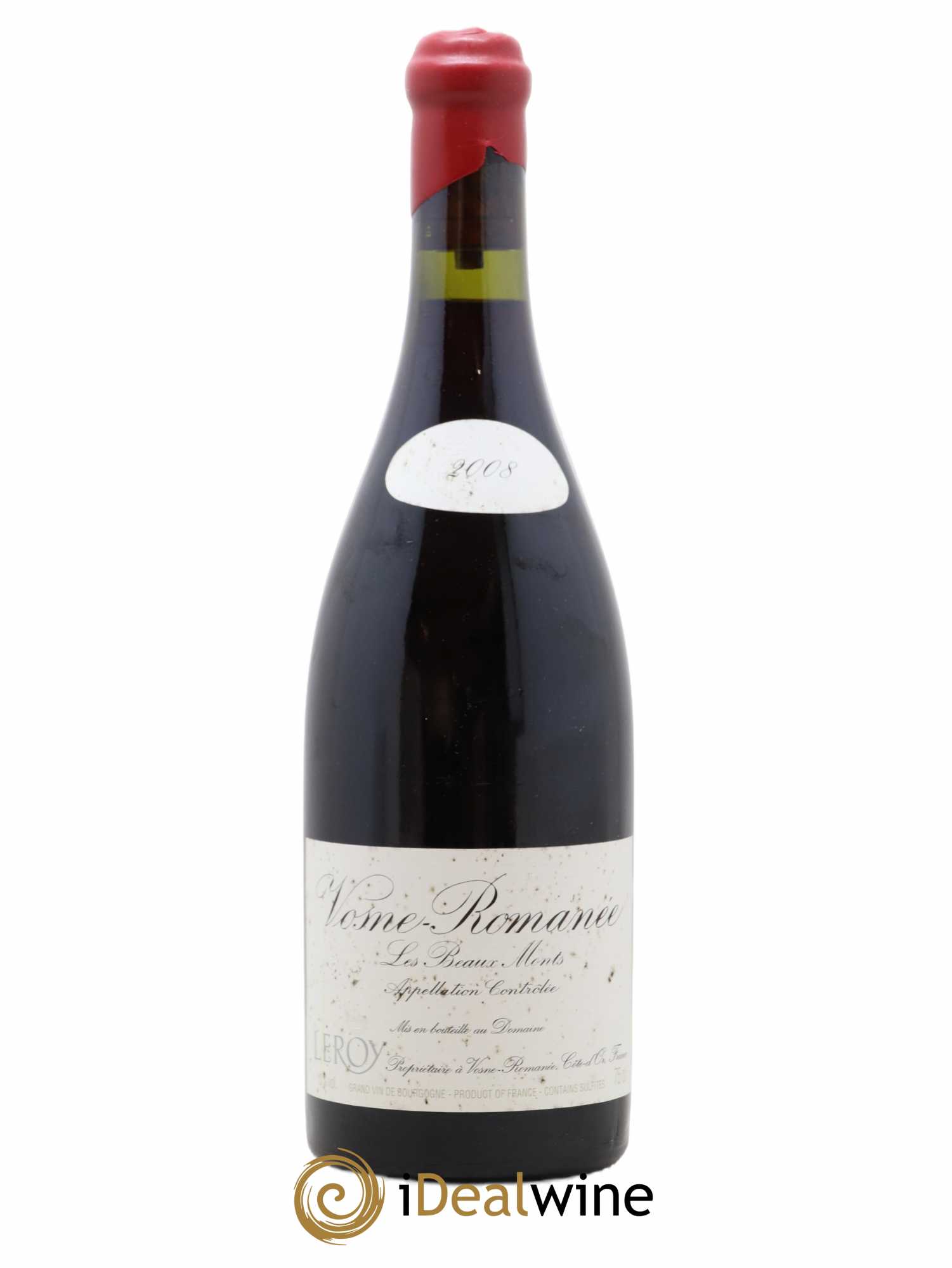 Vosne-Romanée 1er Cru Les Beaux-Monts Leroy (Domaine) 2008 - Lot de 1 bouteille - 0