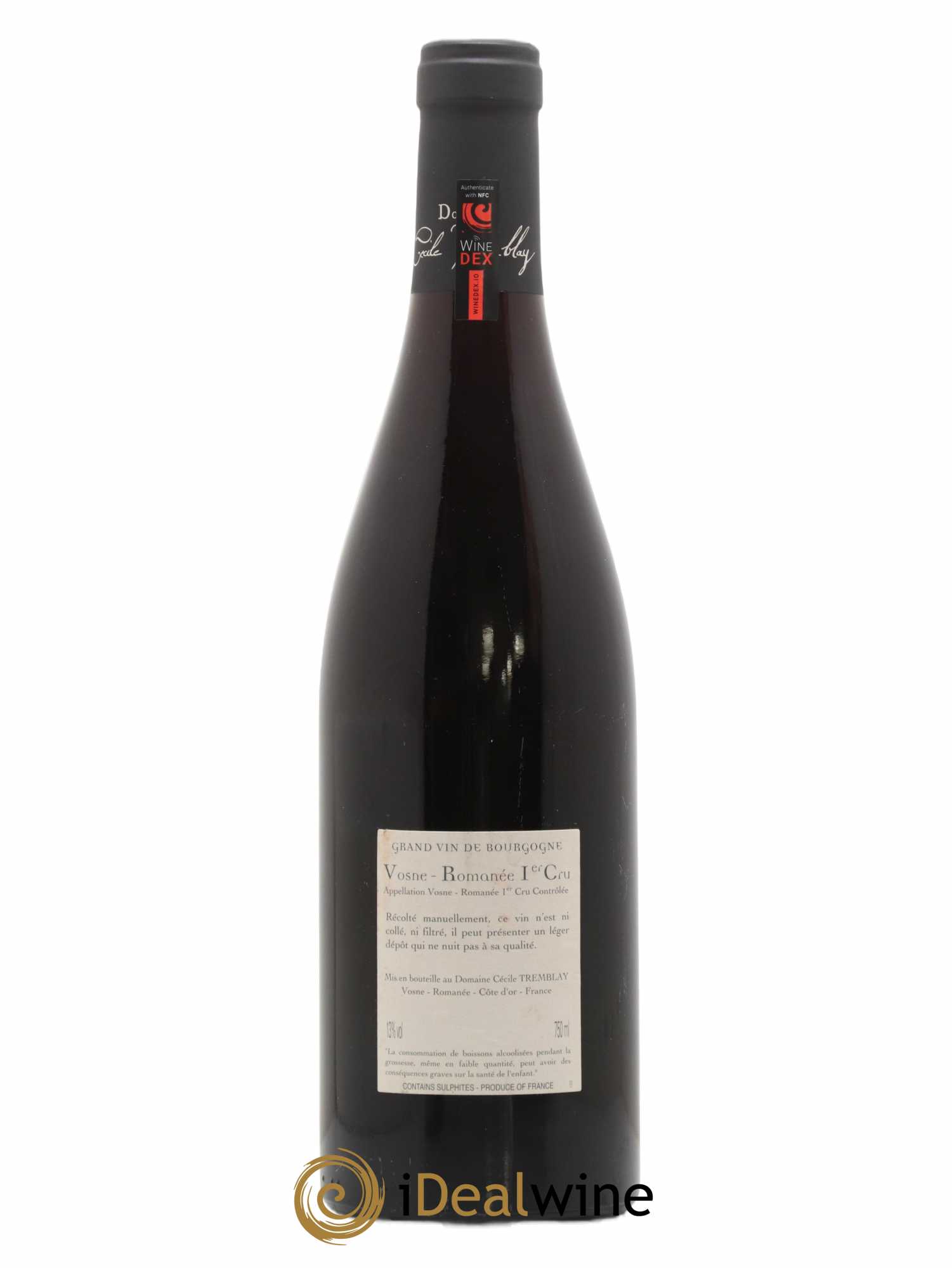 Vosne-Romanée 1er Cru Les Rouges Du Dessus Cécile Tremblay 2009 - Lot de 1 bouteille - 1