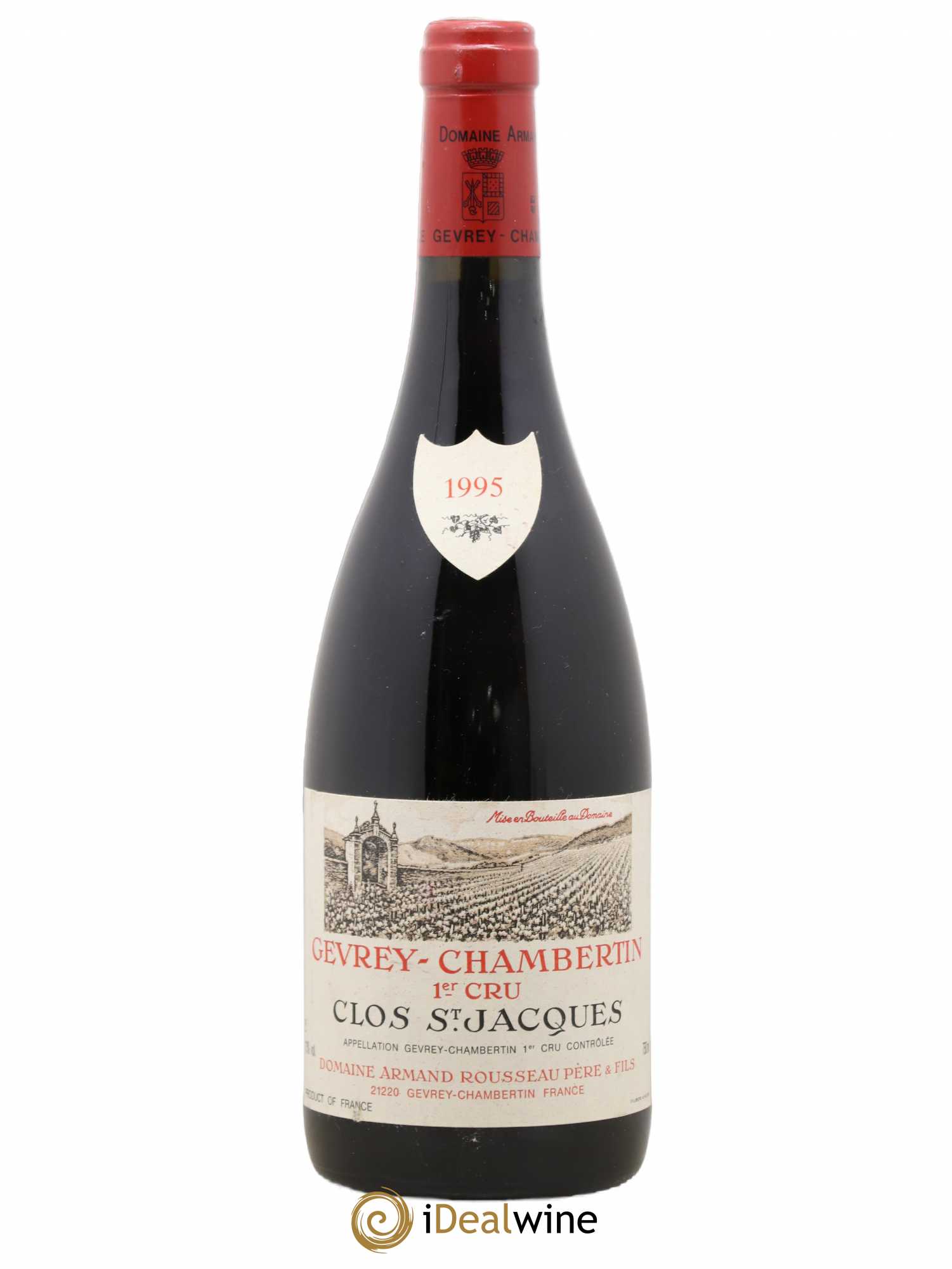 Gevrey-Chambertin 1er Cru Clos Saint-Jacques Armand Rousseau (Domaine) 1995 - Lot de 1 bouteille - 0