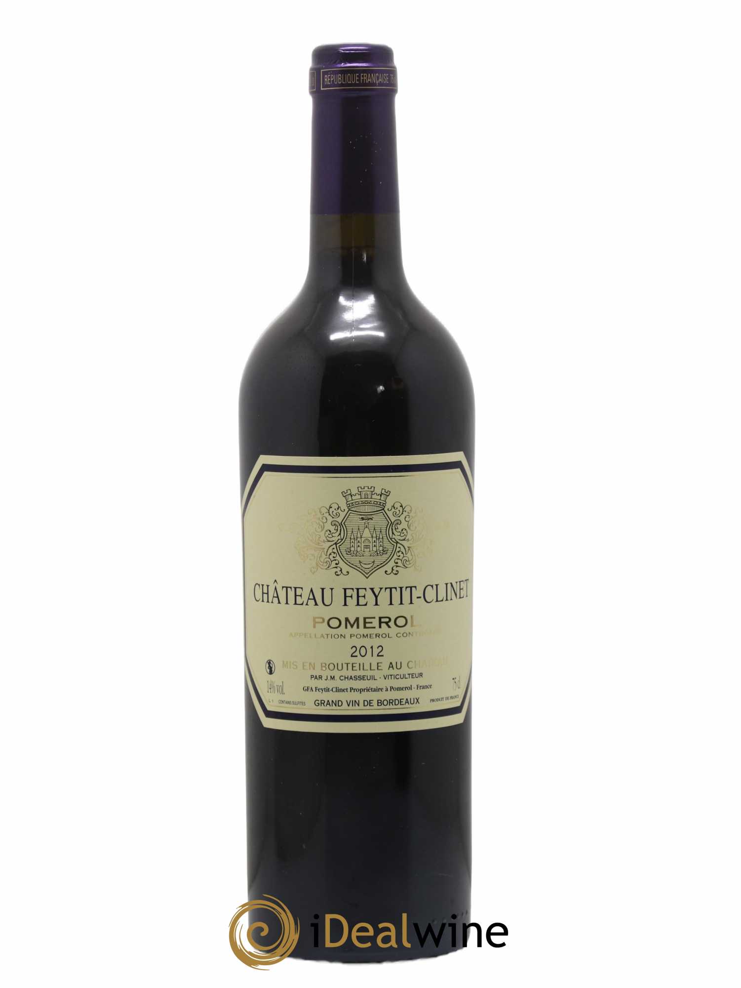 Château Feytit-Clinet 2012 - Lot de 1 bouteille - 0