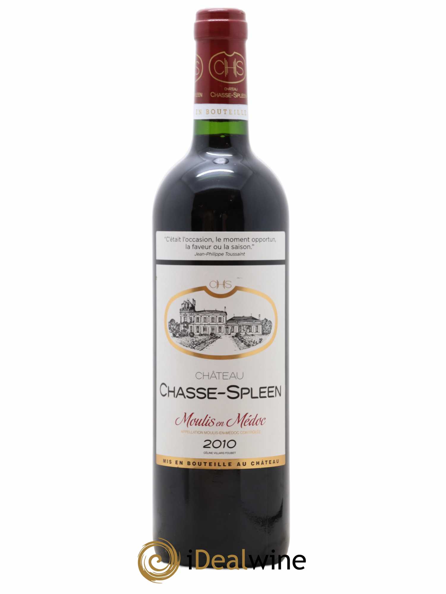 Château Chasse Spleen 2010 - Lot de 1 bouteille - 0