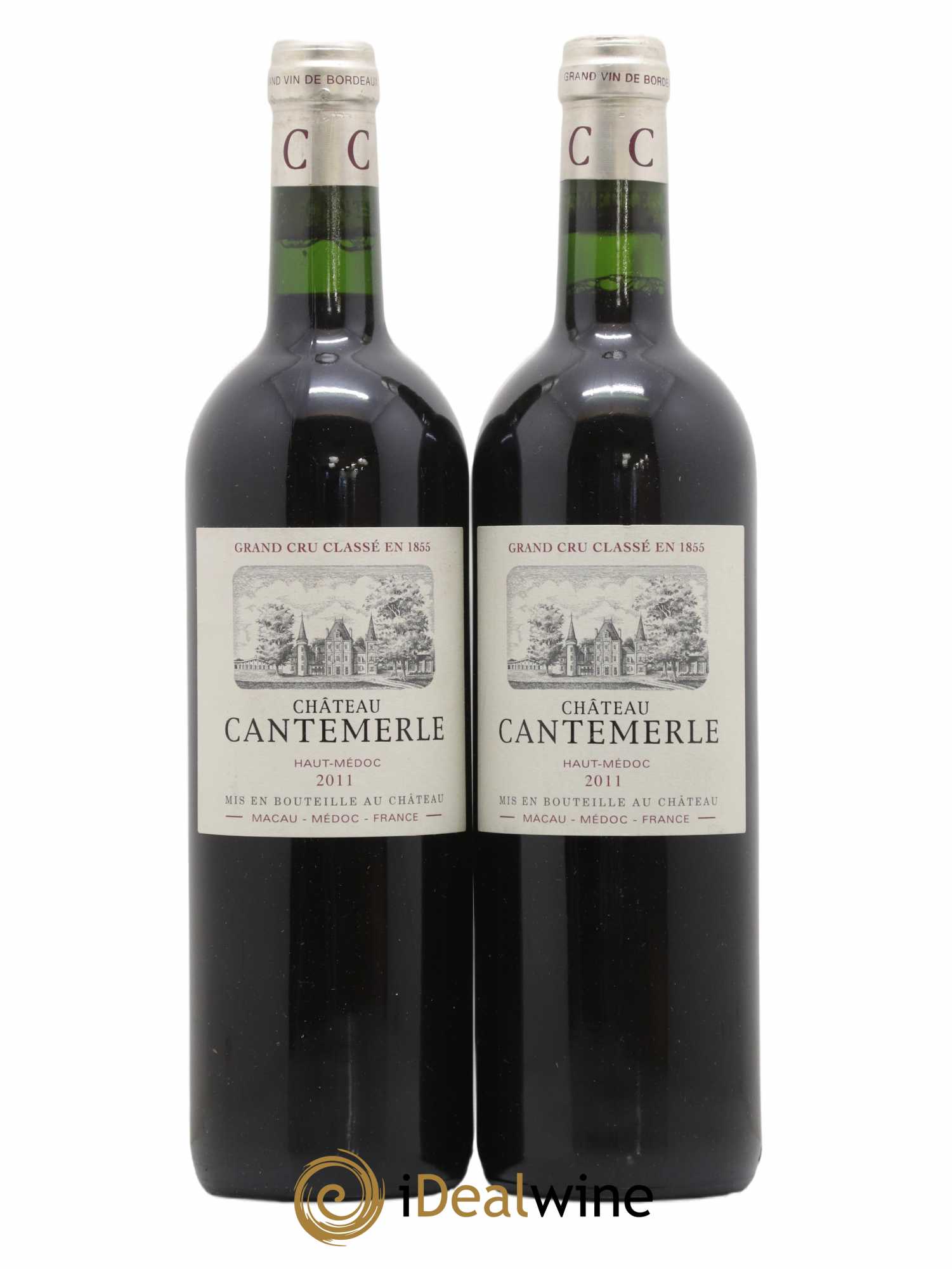 Château Cantemerle 5ème Grand Cru Classé 2011 - Lot de 2 bouteilles - 0