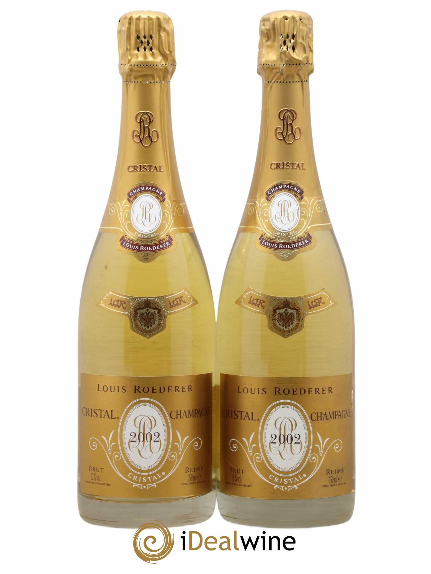 Cristal Louis Roederer 2002 - Lot de 2 bouteilles - 1