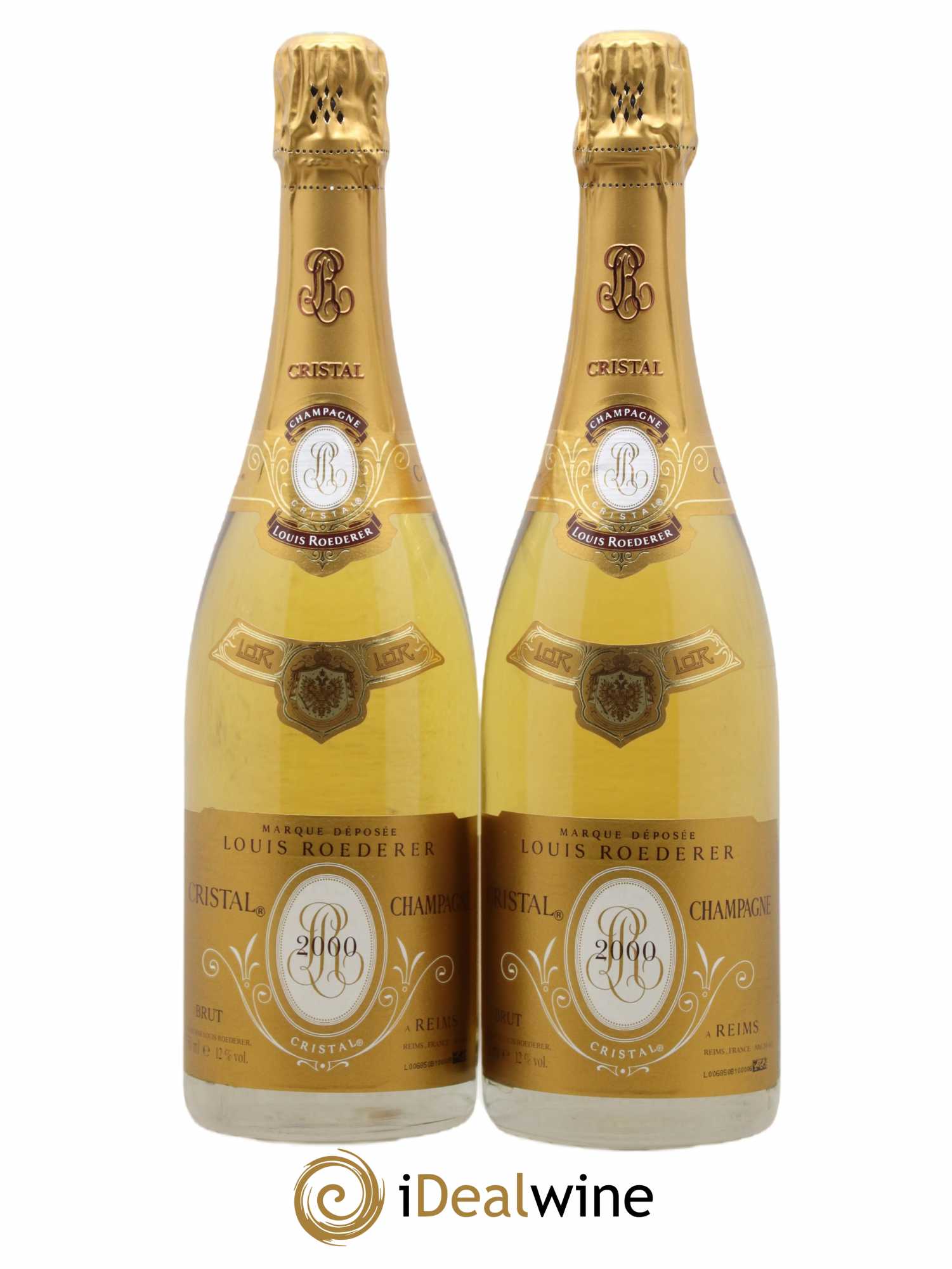 Cristal Louis Roederer 2000 - Lot de 2 bouteilles - 1