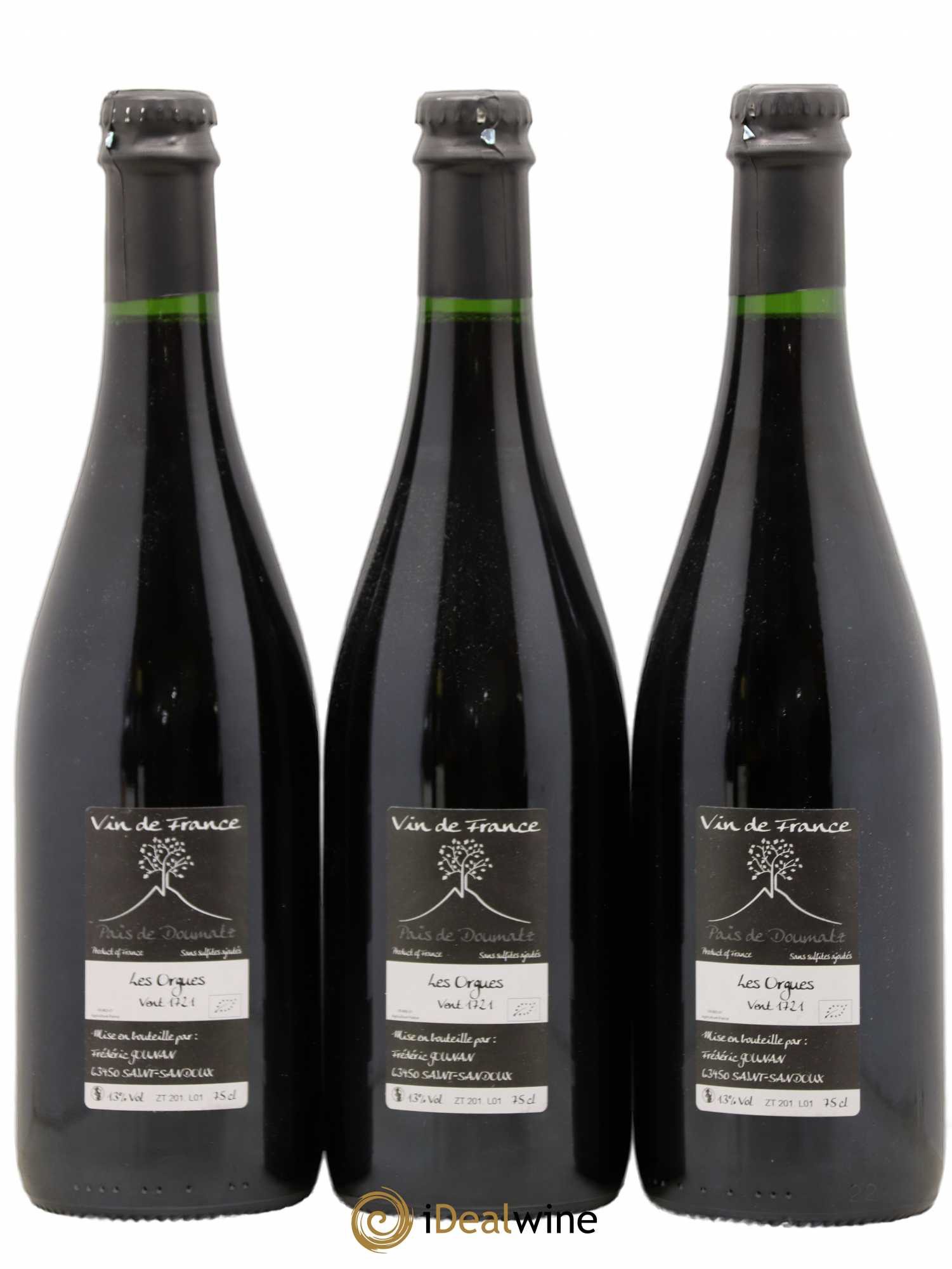 Vin de France Les Orgues Vignoble de l'Arbre Blanc 2017 - Lot de 3 bouteilles - 1
