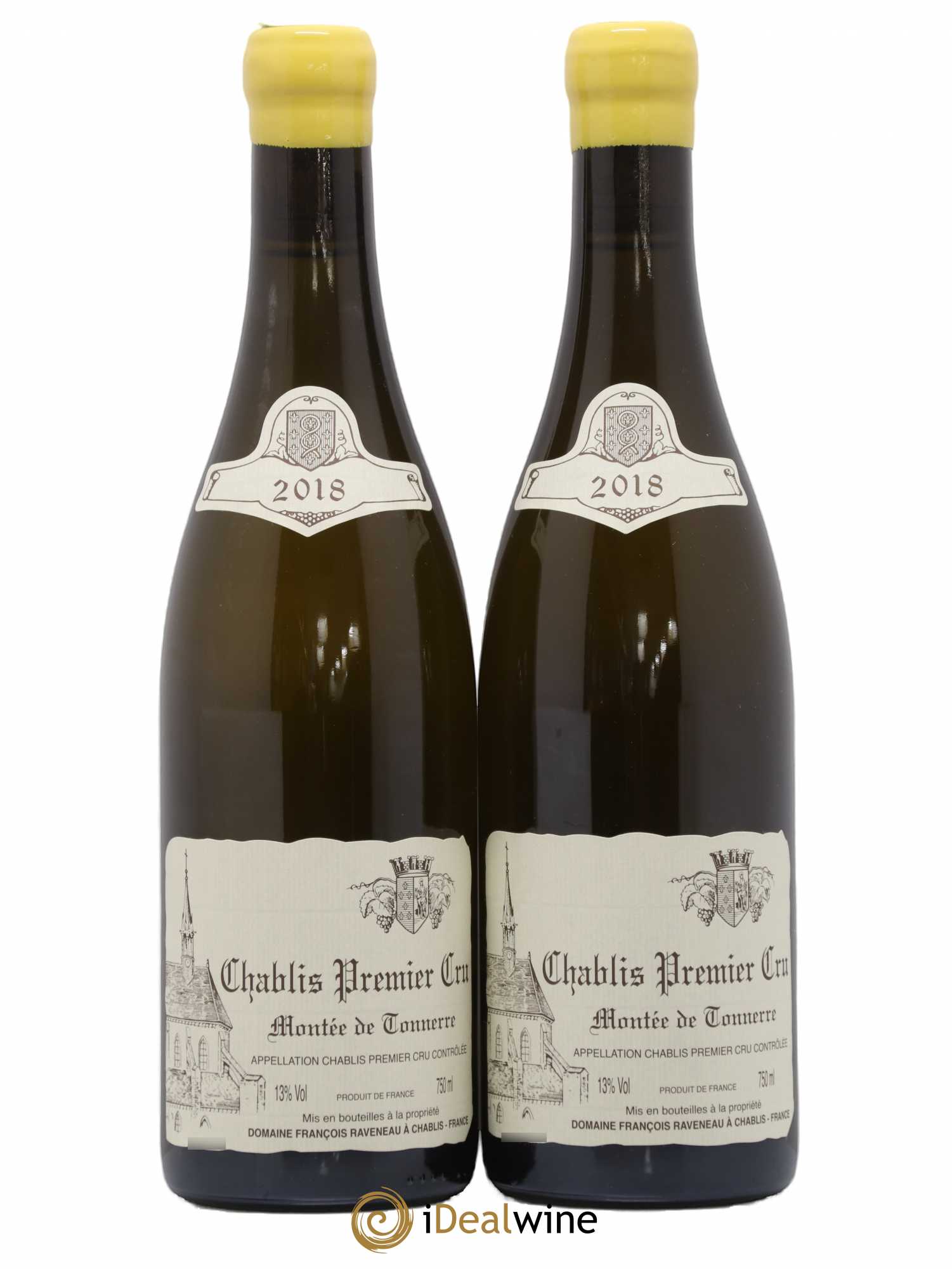 Chablis 1er Cru Montée de Tonnerre Raveneau (Domaine) 2018 - Posten von 2 Flaschen - 0