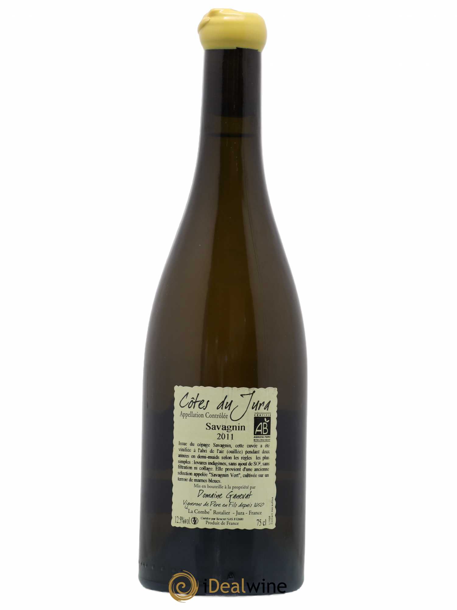 Côtes du Jura Les Chalasses Marnes Bleues Jean-François Ganevat (Domaine) 2011 - Lot de 1 bouteille - 1