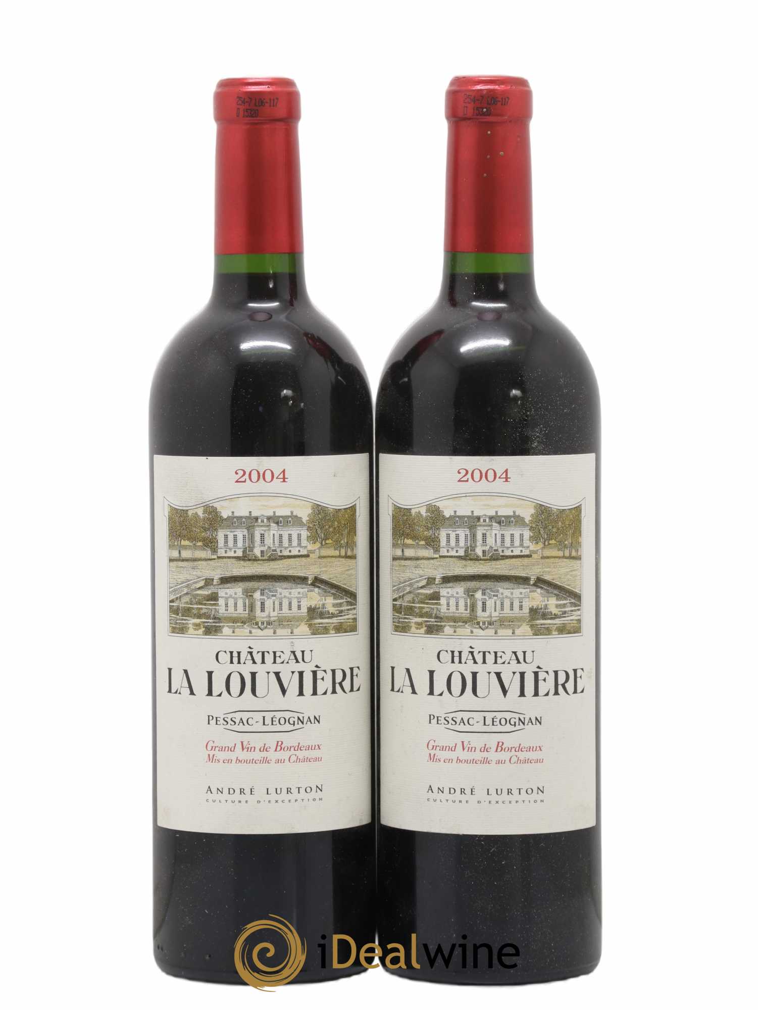 Château la Louvière 2004 - Lot de 2 bouteilles - 0