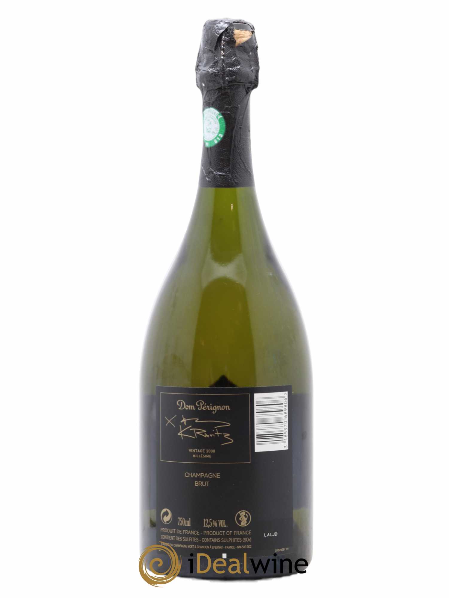 Edition Lenny Kravitz Dom Pérignon 2008 - Posten von 1 Flasche - 2