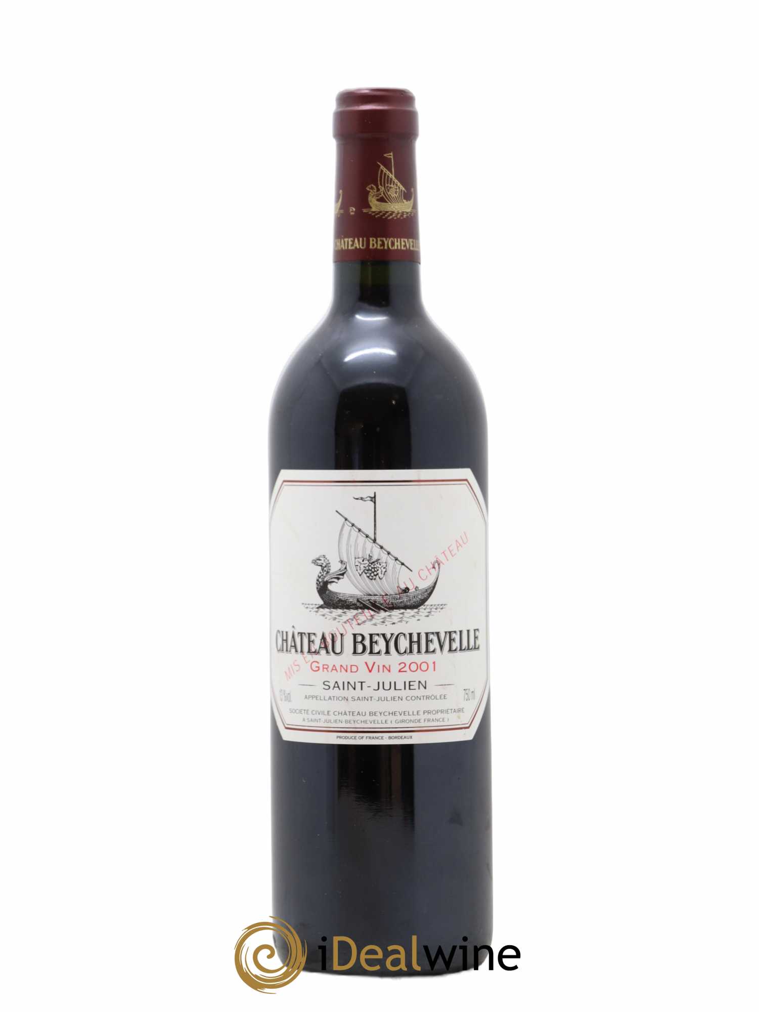 Château Beychevelle 4ème Grand Cru Classé 2001 - Lot de 1 bouteille - 0