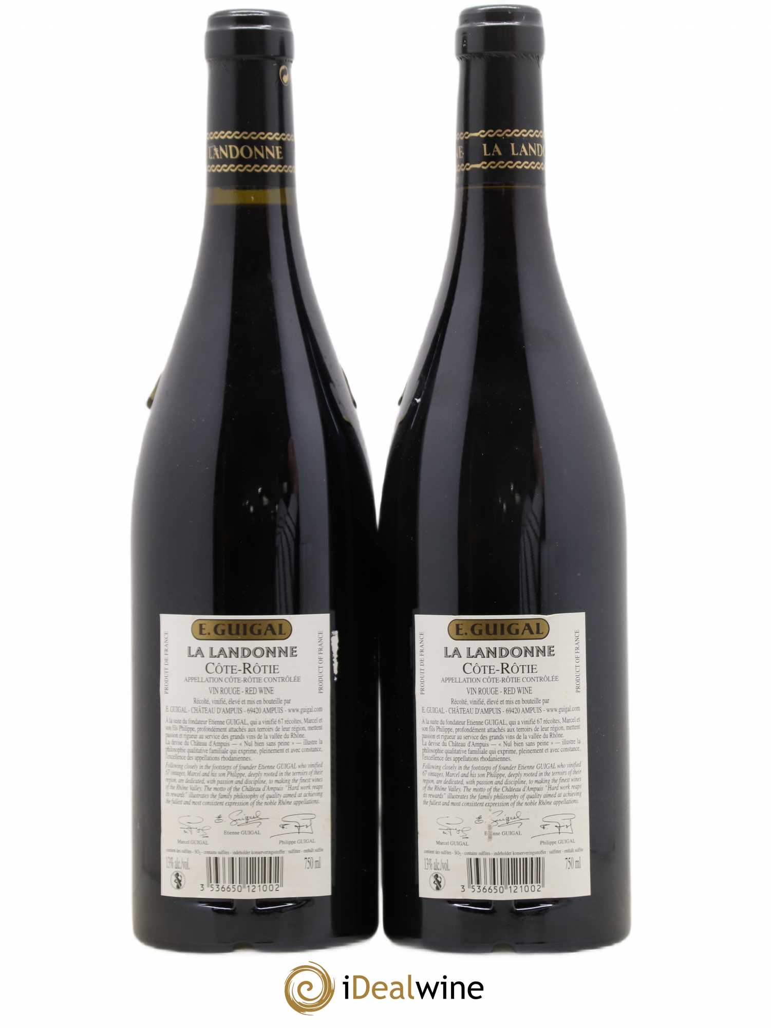 Côte-Rôtie La Landonne Guigal 2004 - Lotto di 2 bottiglie - 1