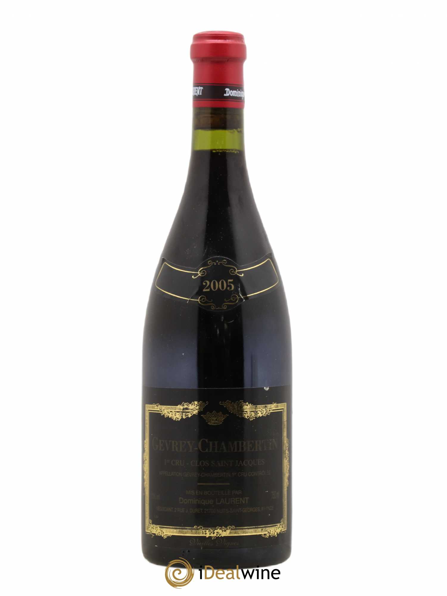 Gevrey-Chambertin 1er Cru Clos Saint Jacques Dominique Laurent 2005 - Lot de 1 bouteille - 0