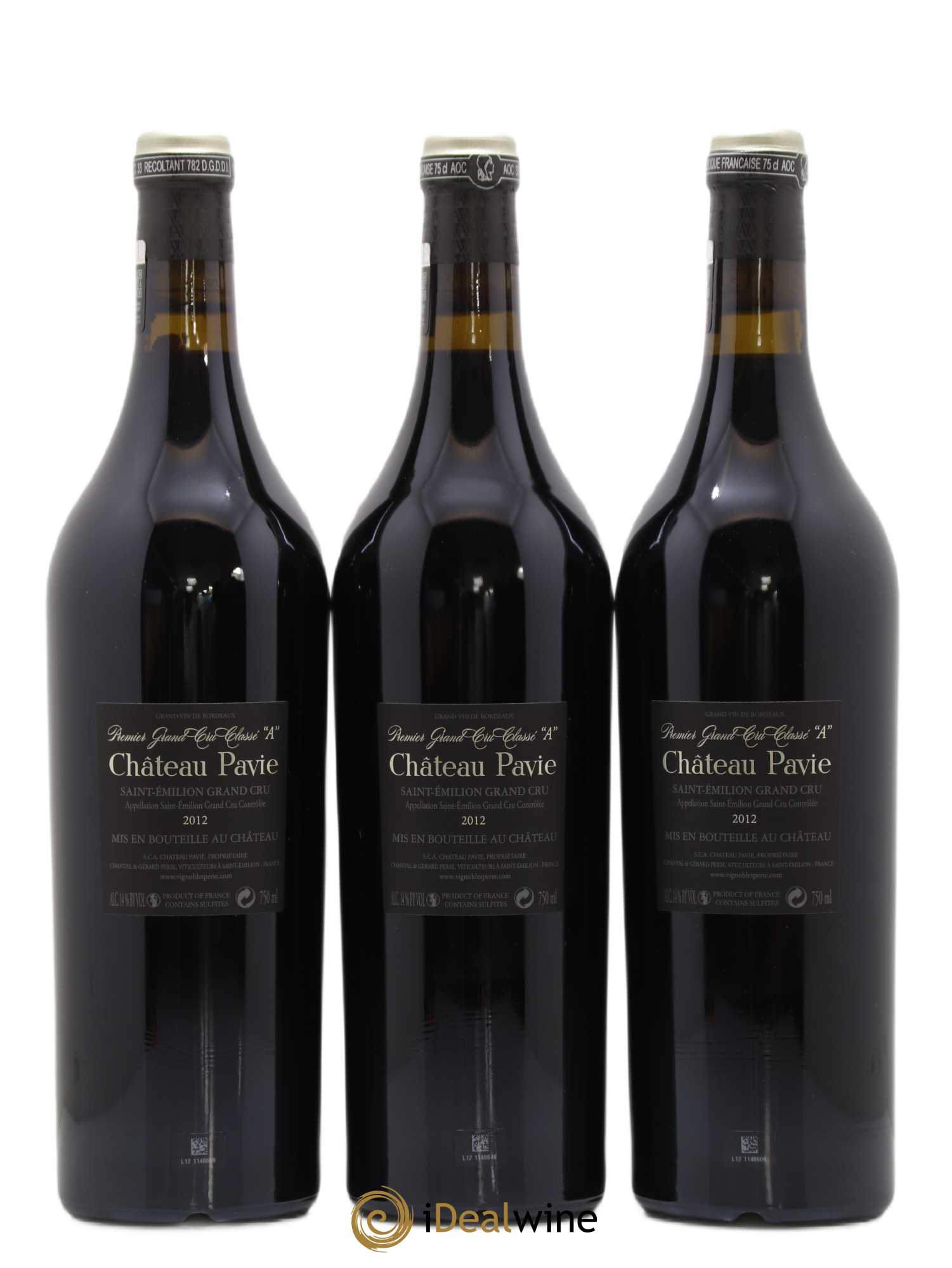 Château Pavie 1er Grand Cru Classé A 2012 - Lot de 12 bouteilles - 6