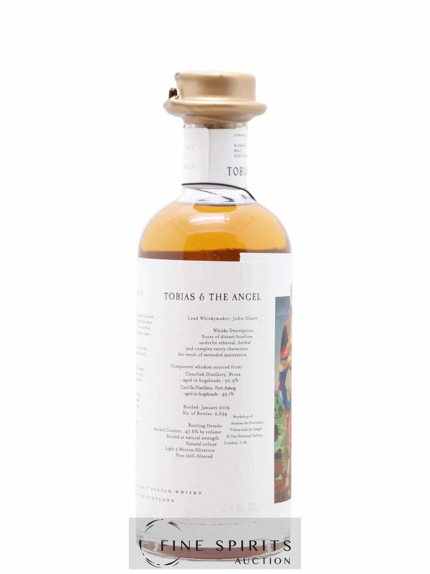 Tobias and the Angel Compass Box One of 2634 - bottled 2019 Limited Edition - Lot de 1 bouteille - 2