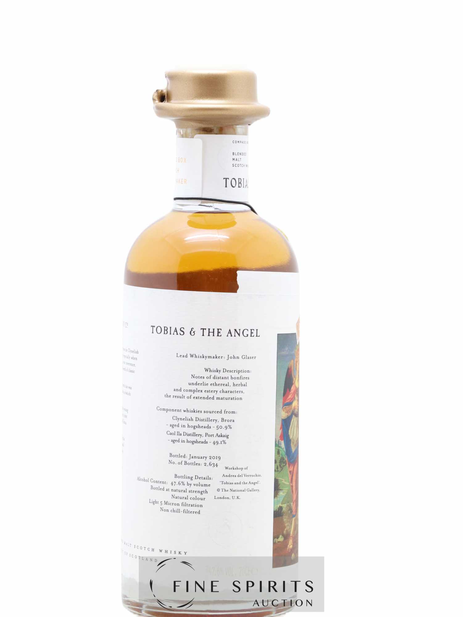 Tobias and the Angel Compass Box One of 2634 - bottled 2019 Limited Edition - Lot de 1 bouteille - 2