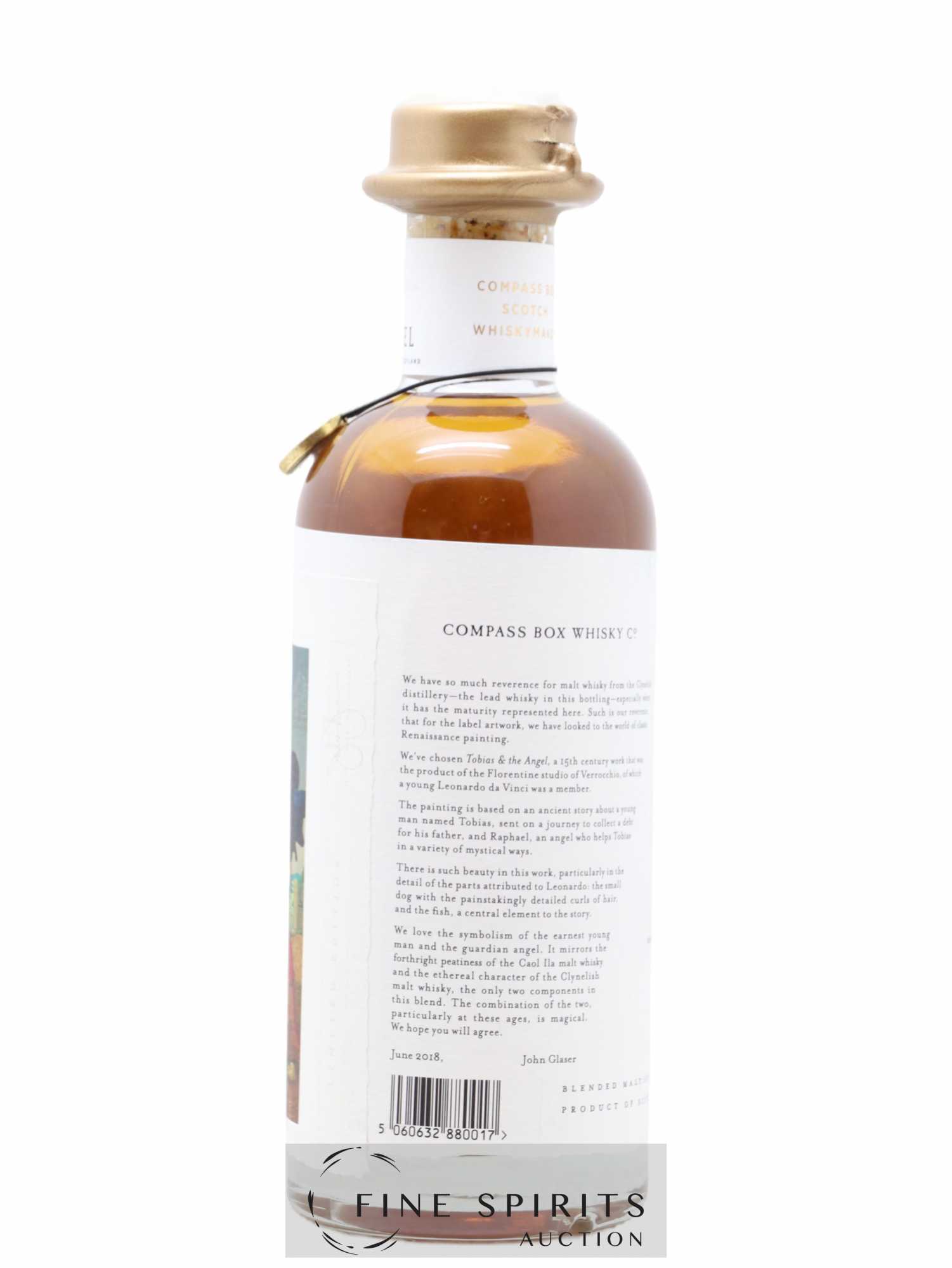 Tobias and the Angel Compass Box One of 2634 - bottled 2019 Limited Edition - Lot de 1 bouteille - 4