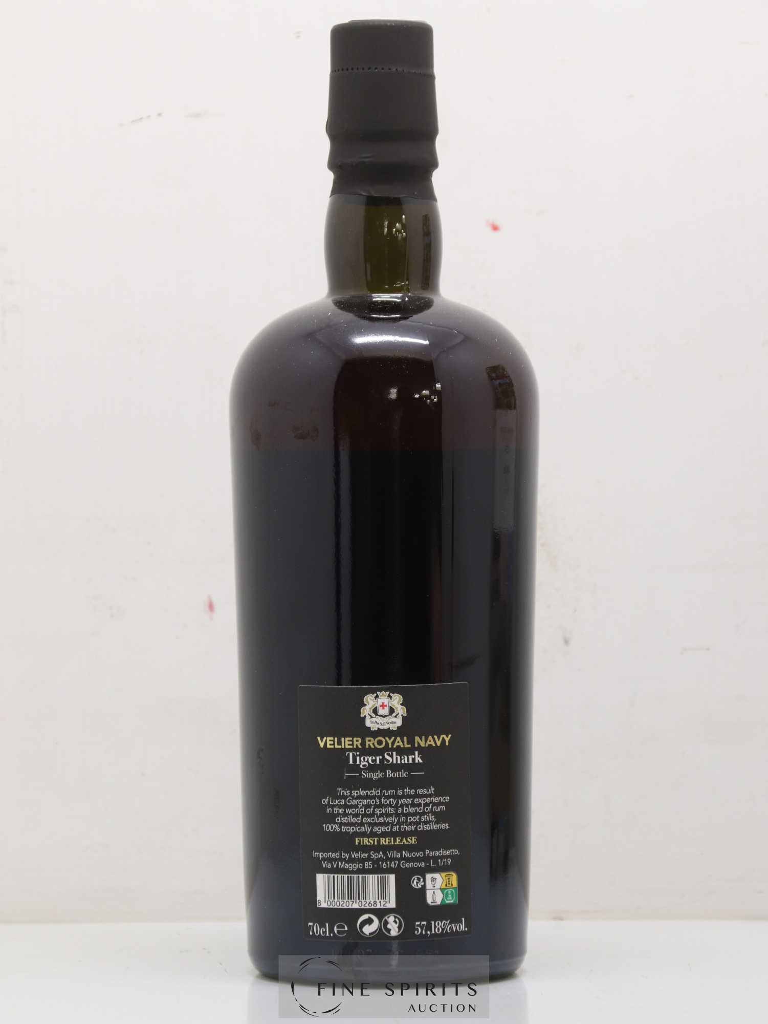 Velier Royal Navy Of. Tiger Shark - Single Bottle - First Release - Lotto di 1 bottiglia - 2