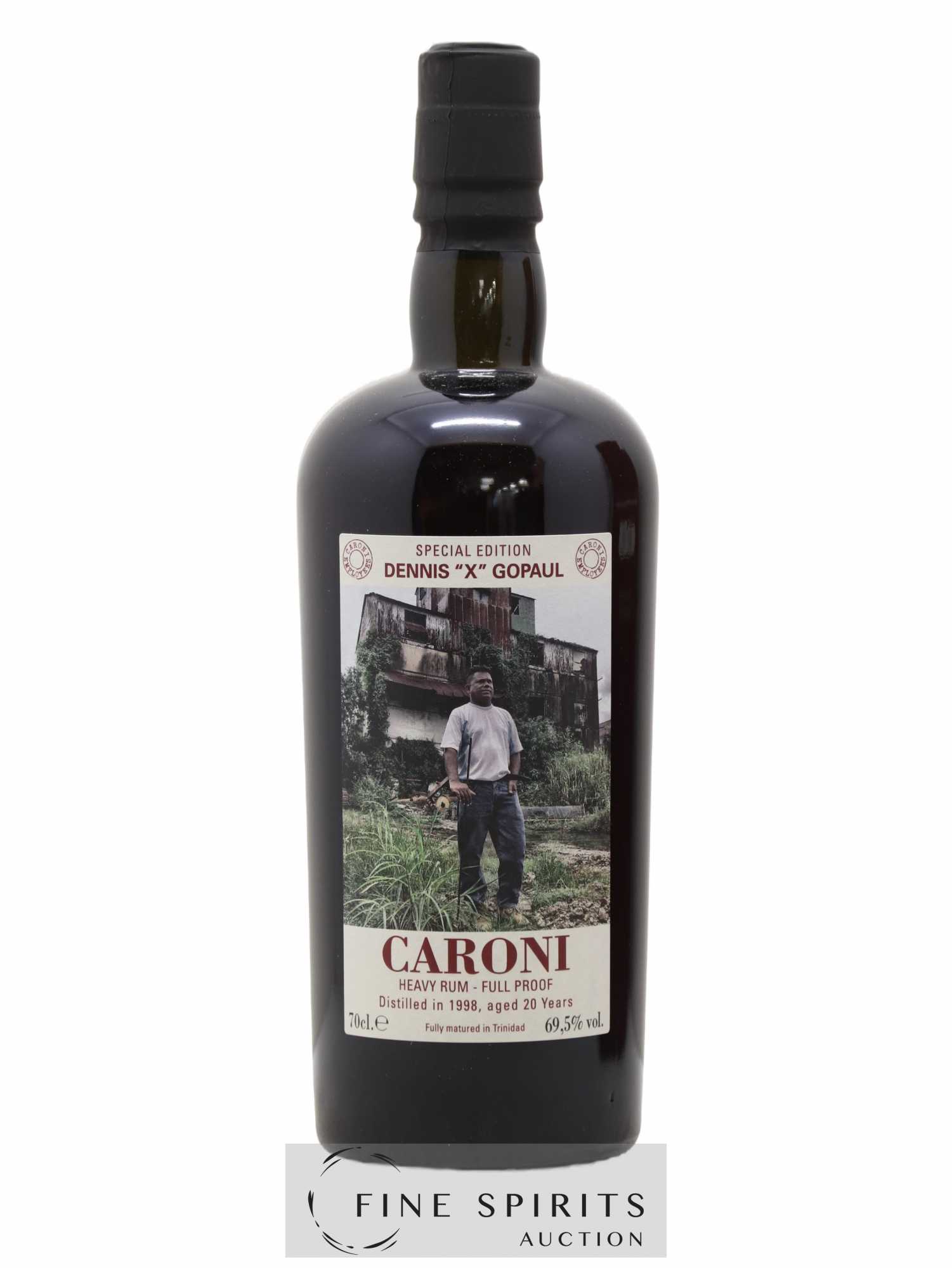 Caroni 20 years 1998 Velier Special Edition Dennis X Gopaul One of 1151 - bottled 2018 Employee Serie - Lot de 1 bouteille - 1