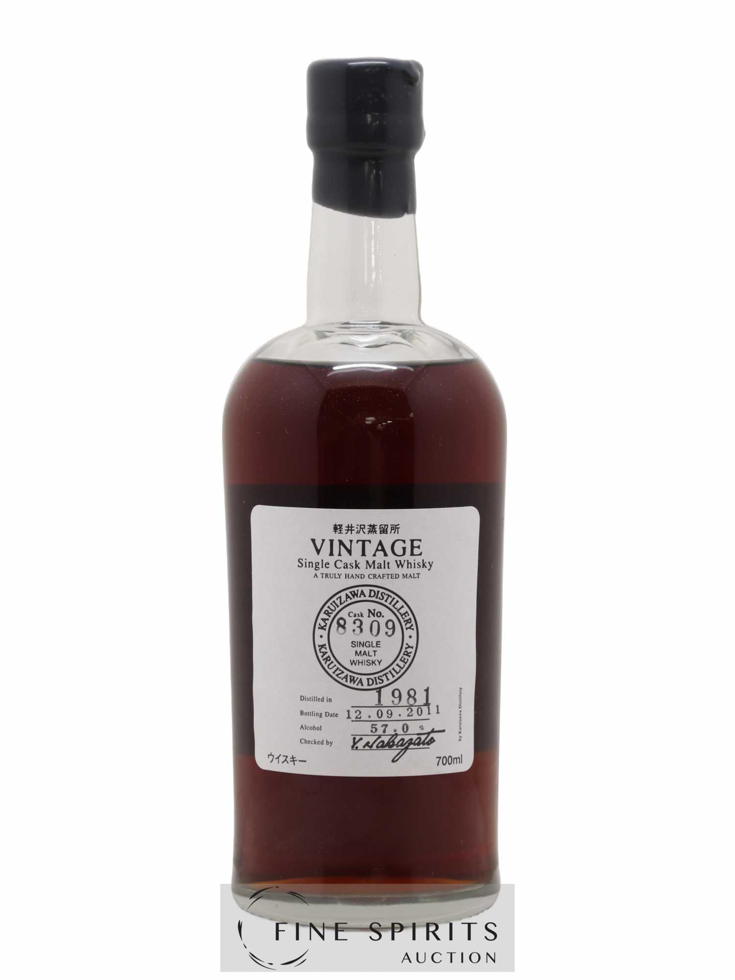 Karuizawa 1981 Of. Vintage Single Cask n°8309 - bottled 2011 - Lot de 1 bouteille - 1