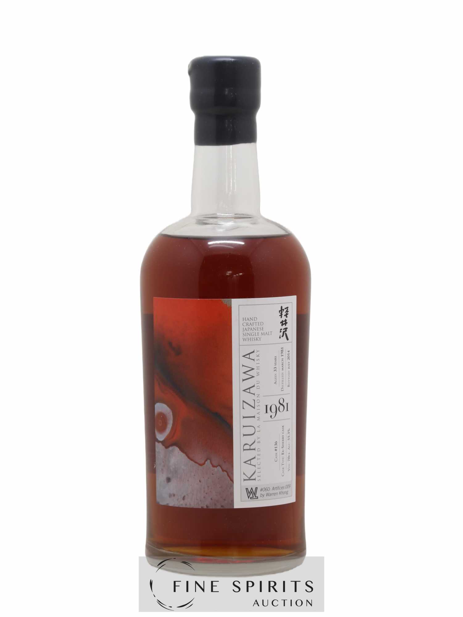 Karuizawa 33 years 1981 Number One Drinks Ex-Sherry Cask n°136 - bottled 2014 LMDW Artist - Lot of 1 bottle - 1