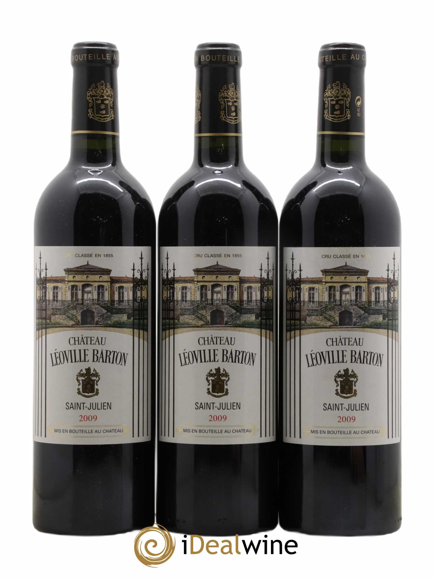 Château Léoville Barton 2ème Grand Cru Classé 2009 - Lot de 3 bouteilles - 0