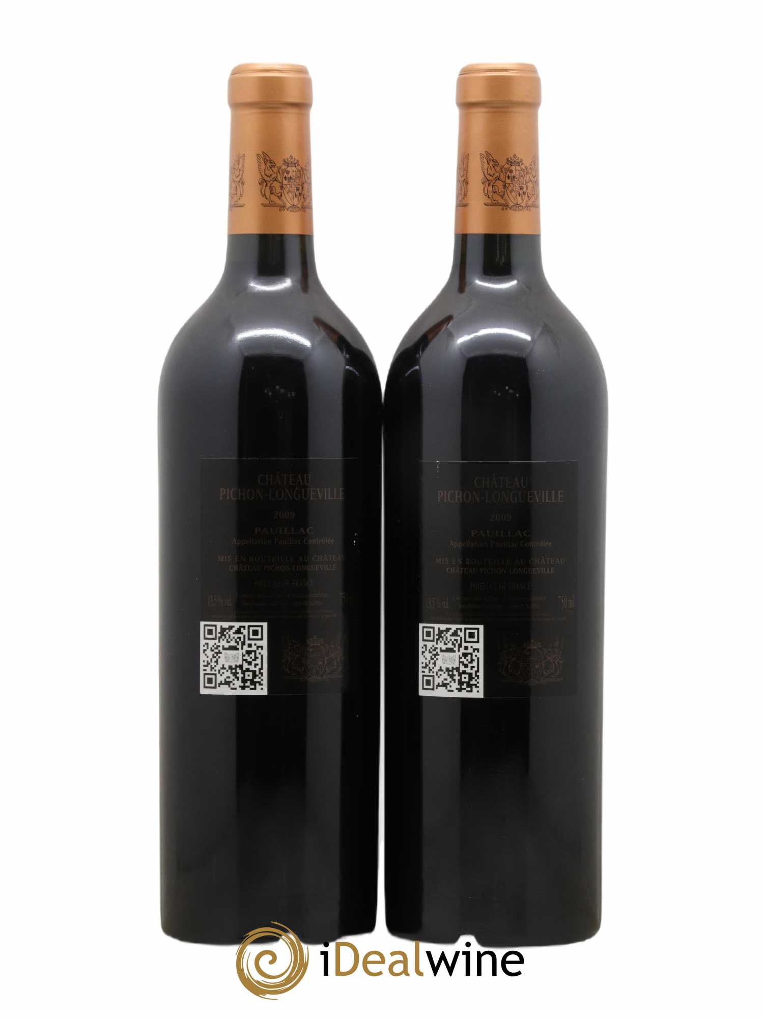 Pichon Longueville Baron 2ème Grand Cru Classé 2009 - Lot of 2 bottles - 1