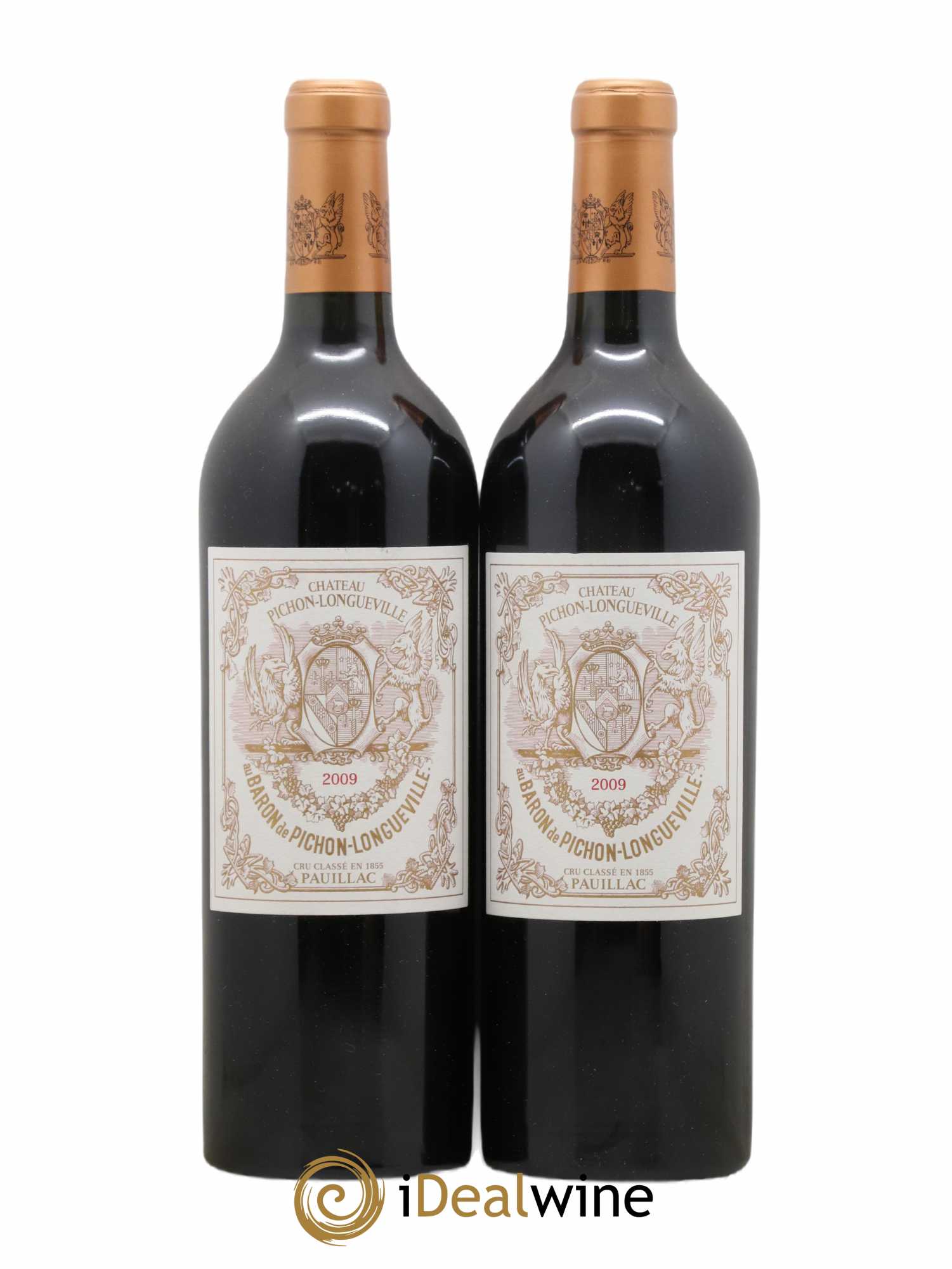 Pichon Longueville Baron 2ème Grand Cru Classé 2009 - Lot of 2 bottles - 0