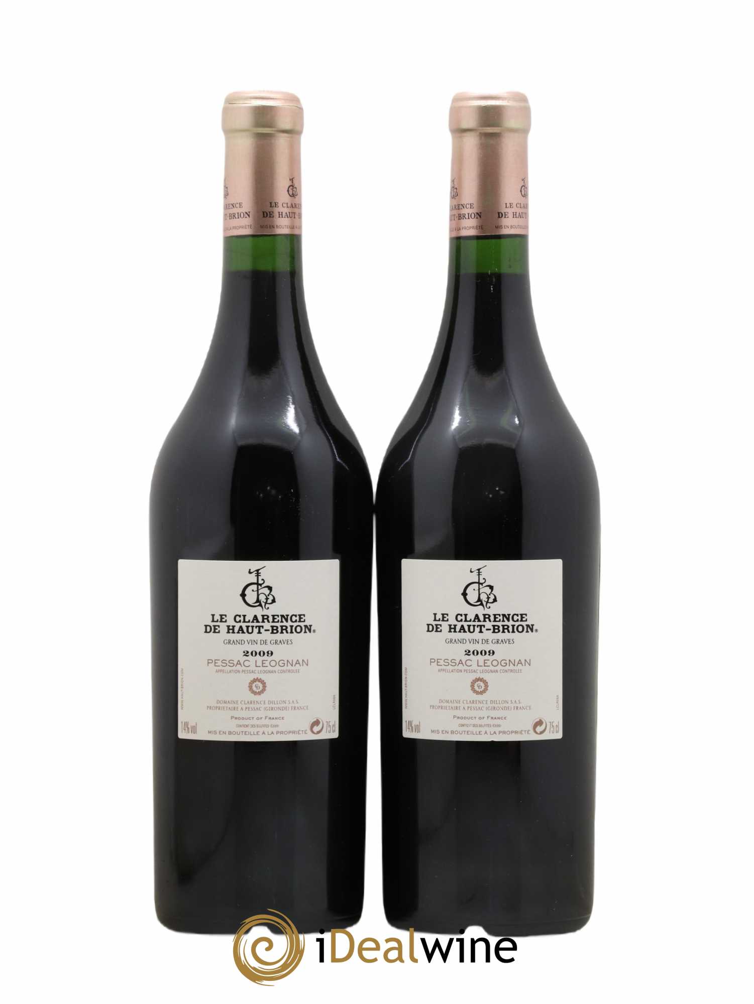 Clarence (Bahans) de Haut-Brion Second Vin 2009 - Lot de 2 bouteilles - 1