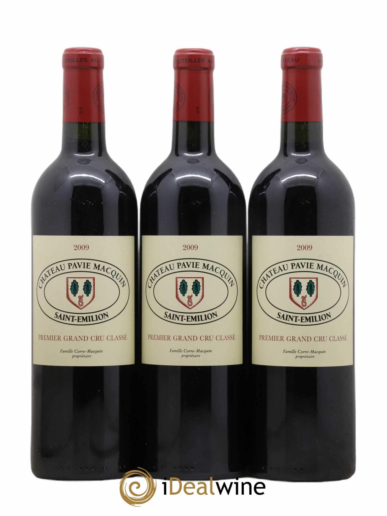 Château Pavie Macquin 1er Grand Cru Classé B 2009 - Lot de 3 bouteilles - 0