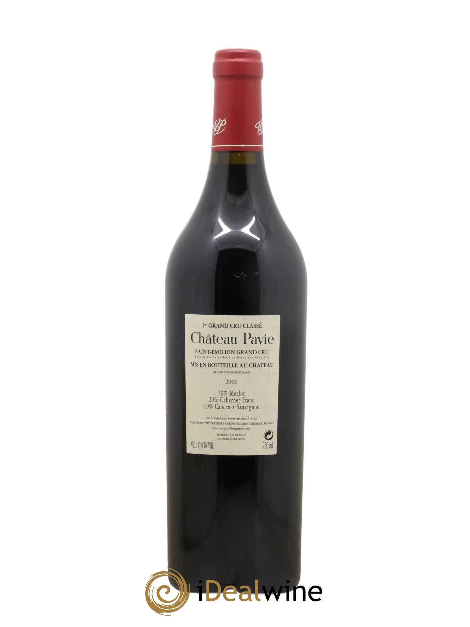 Château Pavie 1er Grand Cru Classé A 2009 - Lot de 1 bouteille - 1