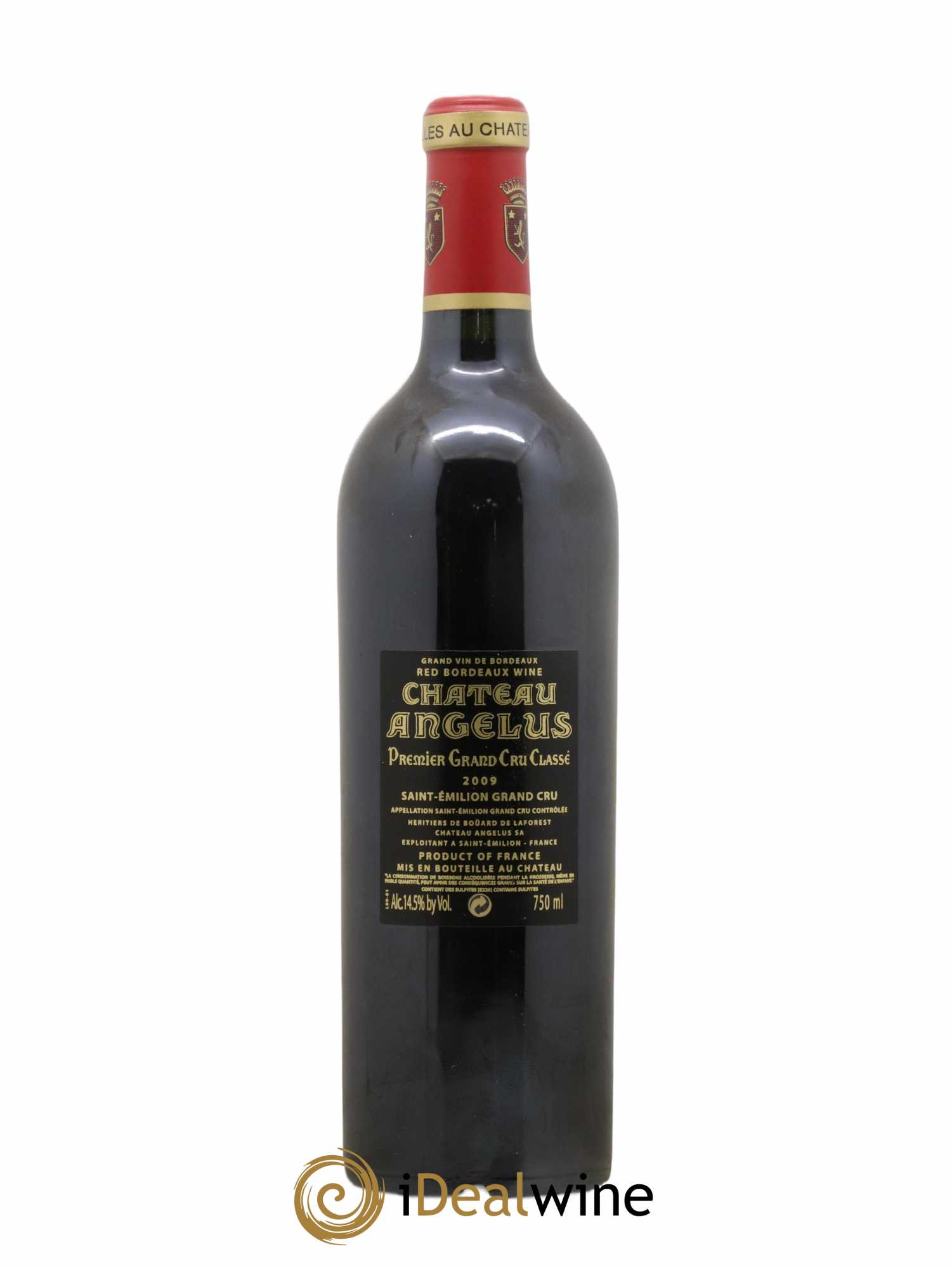 Château Angélus 1er Grand Cru Classé A 2009 - Lot de 1 bouteille - 1