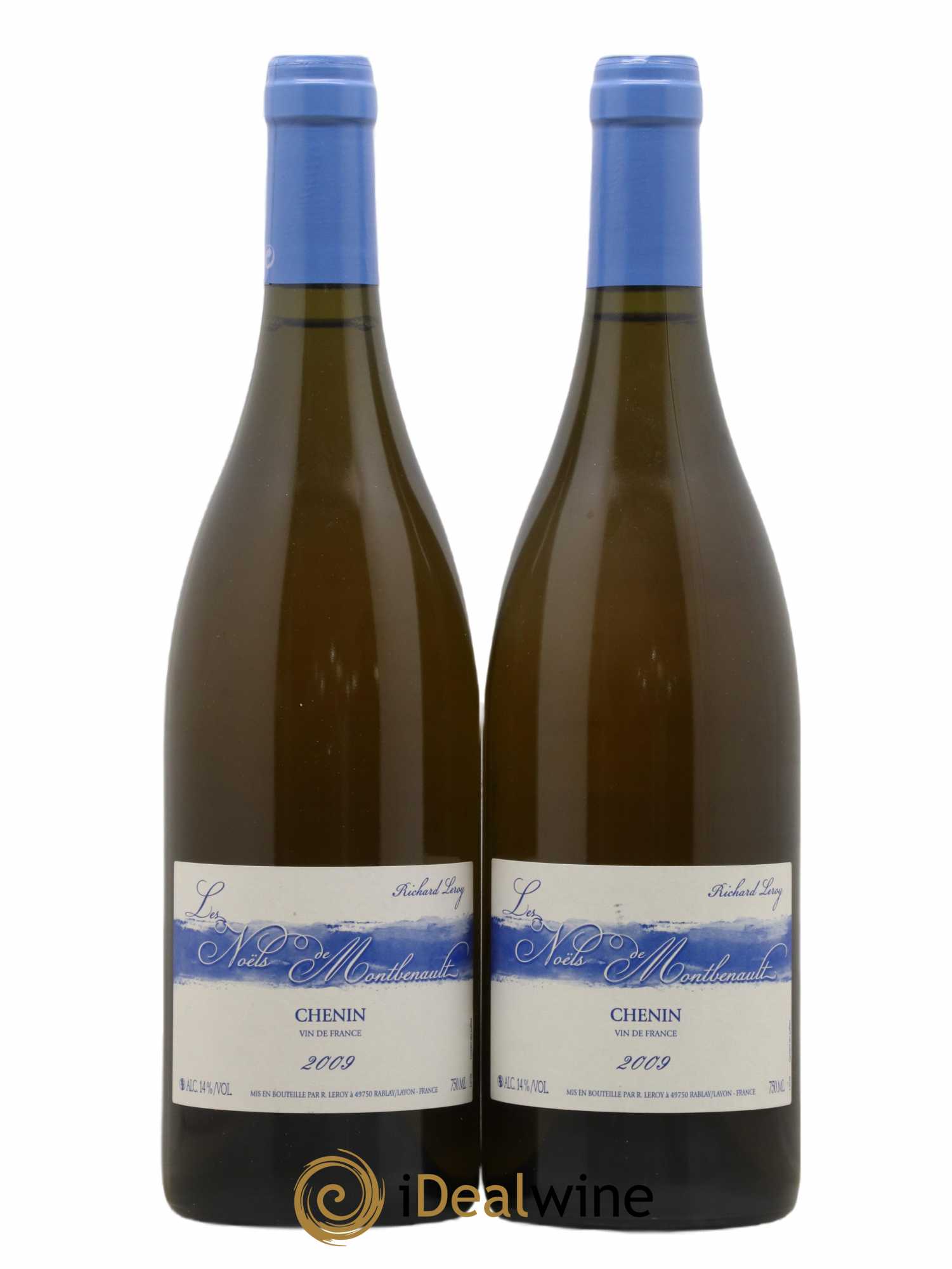 Vin de France Les Noëls de Montbenault Richard Leroy 2009 - Lot de 2 bouteilles - 0