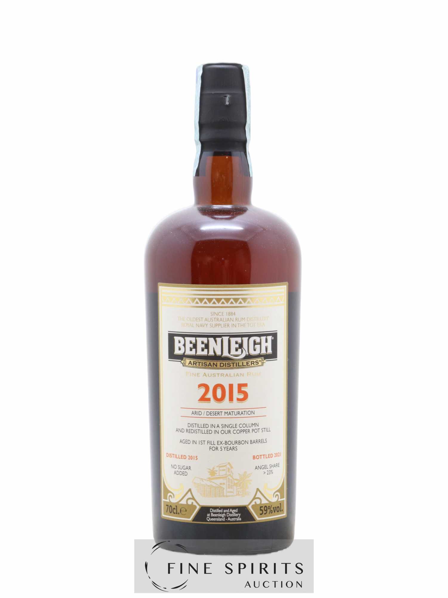 Beenleigh 5 years 2015 Of. Arid-Desert Maturation - bottled 2021 - Lot of 1 bottle - 1
