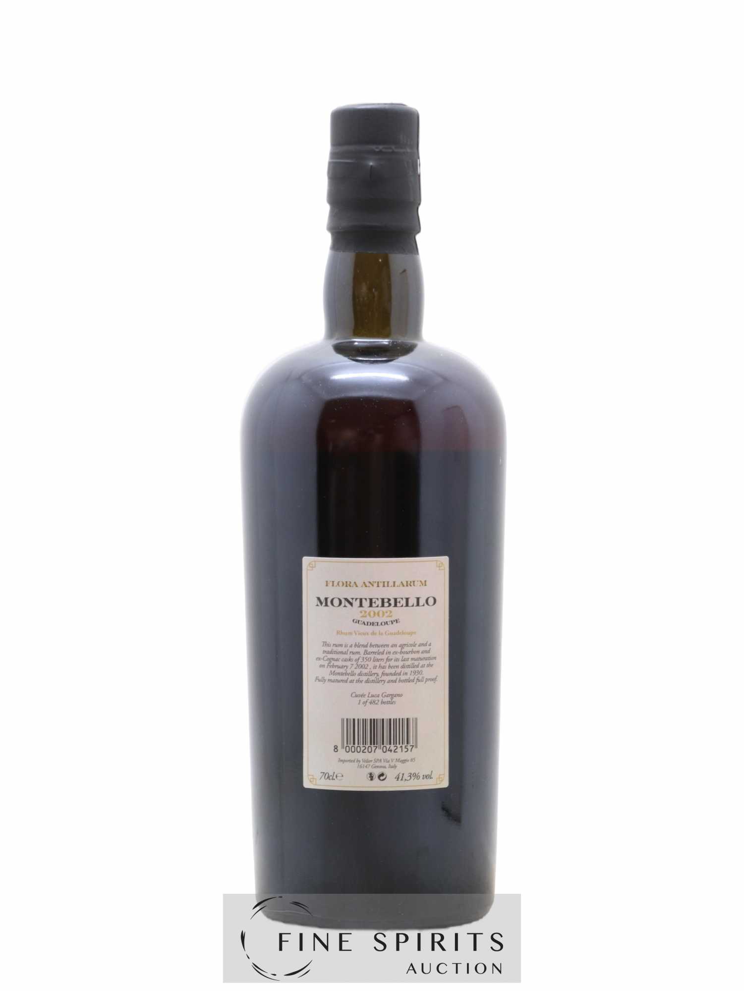 Montebello 19 years 2002 Velier One of 482 - bottled 2022 Flora Antillarum - Lot de 1 bouteille - 2