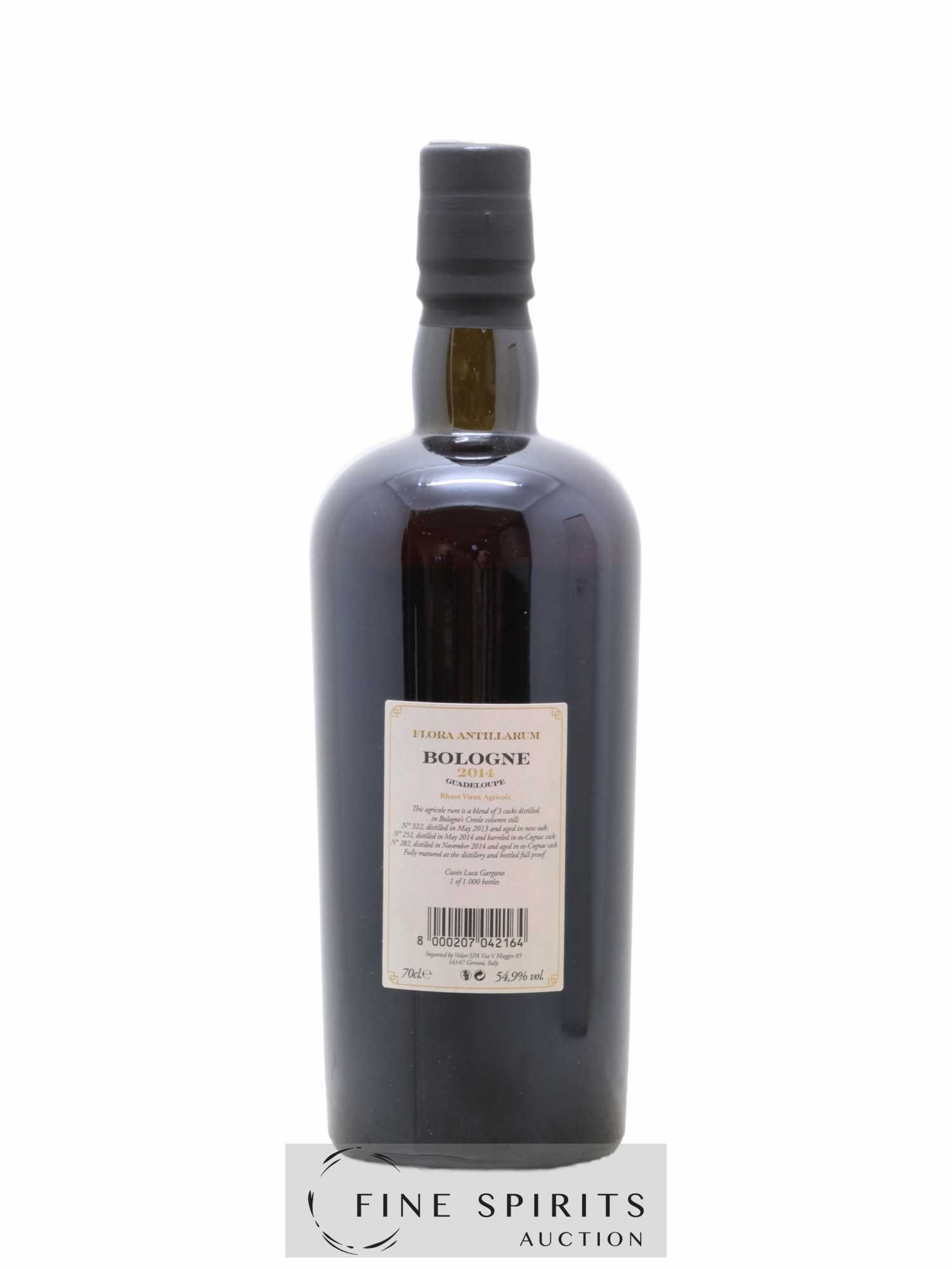 Bologne 7 years 2014 Velier One of 1000 - bottled 2022 Flora Antillarum - Lot de 1 bouteille - 2